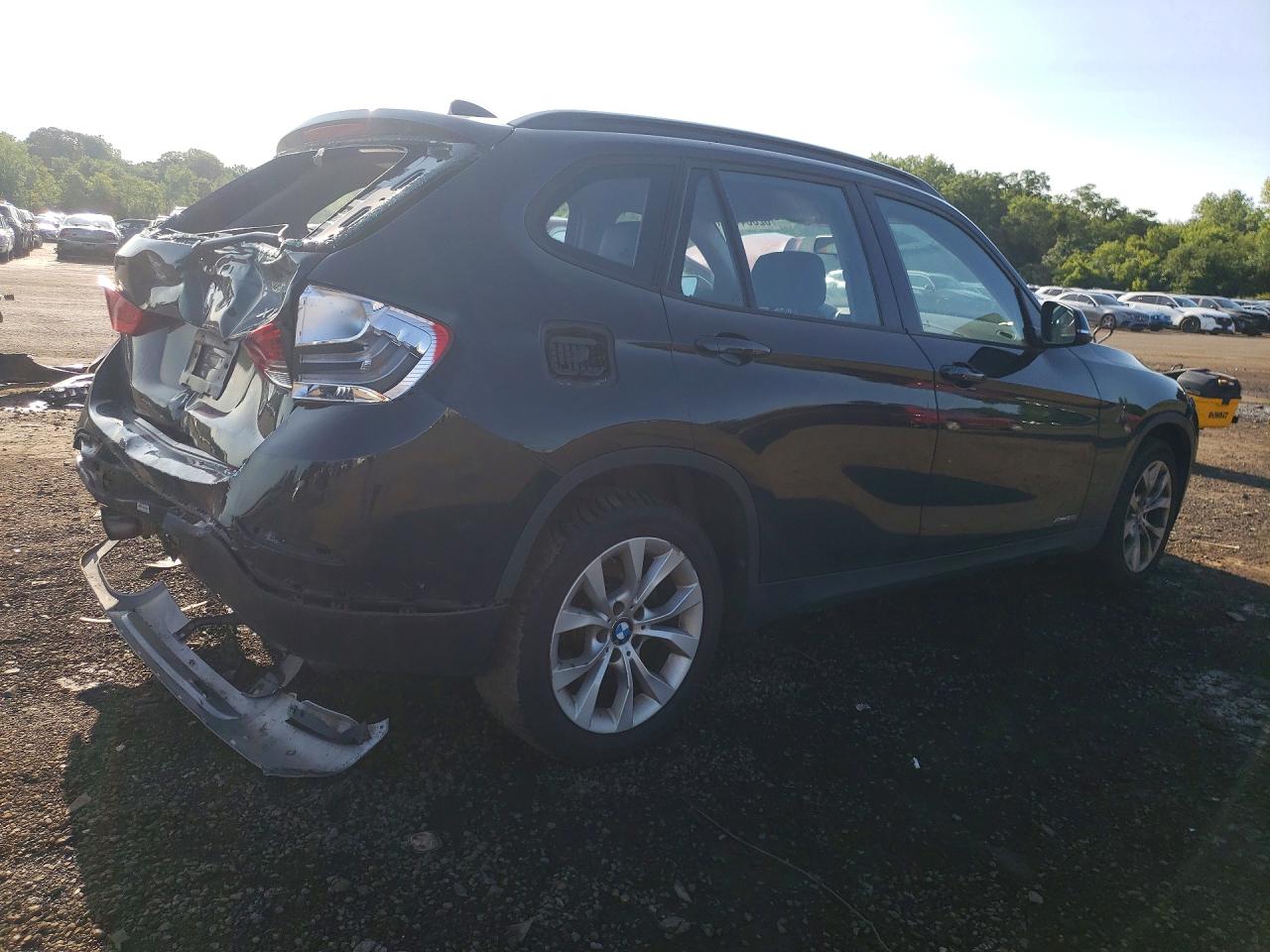 2014 Bmw X1 Xdrive28i Black vin: WBAVL1C5XEVY20166