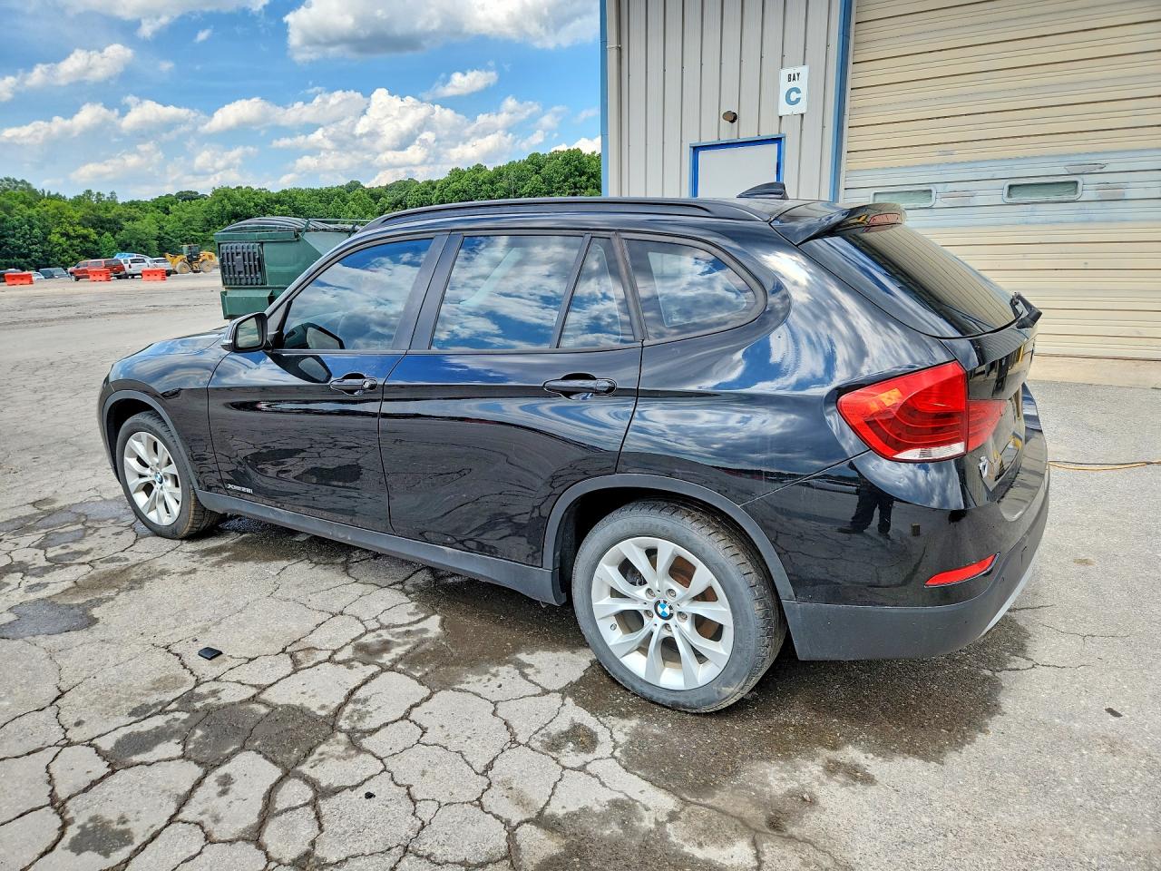 2014 Bmw X1 Xdrive28i Black vin: WBAVL1C5XEVY23553