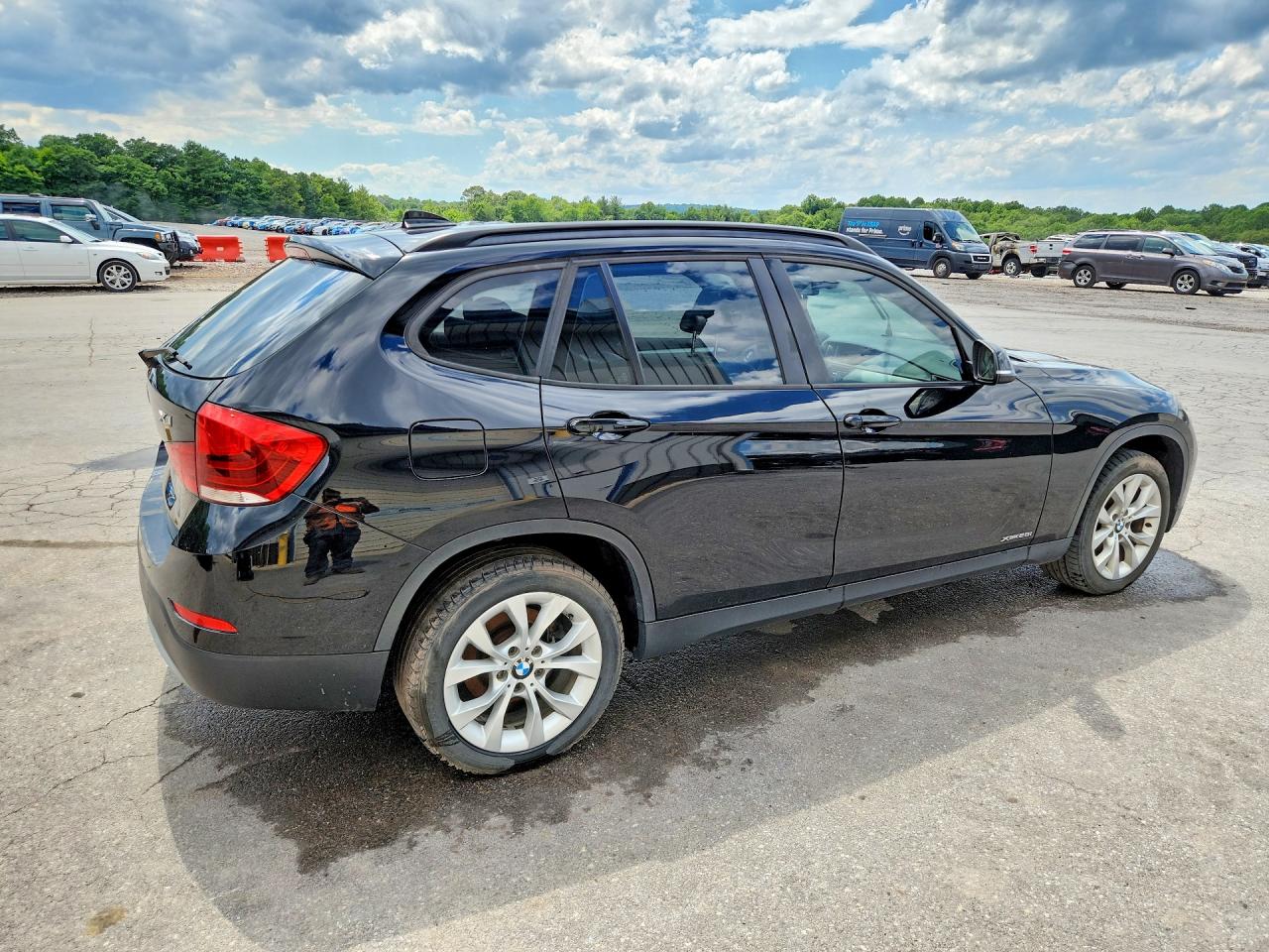 2014 Bmw X1 Xdrive28i Black vin: WBAVL1C5XEVY23553