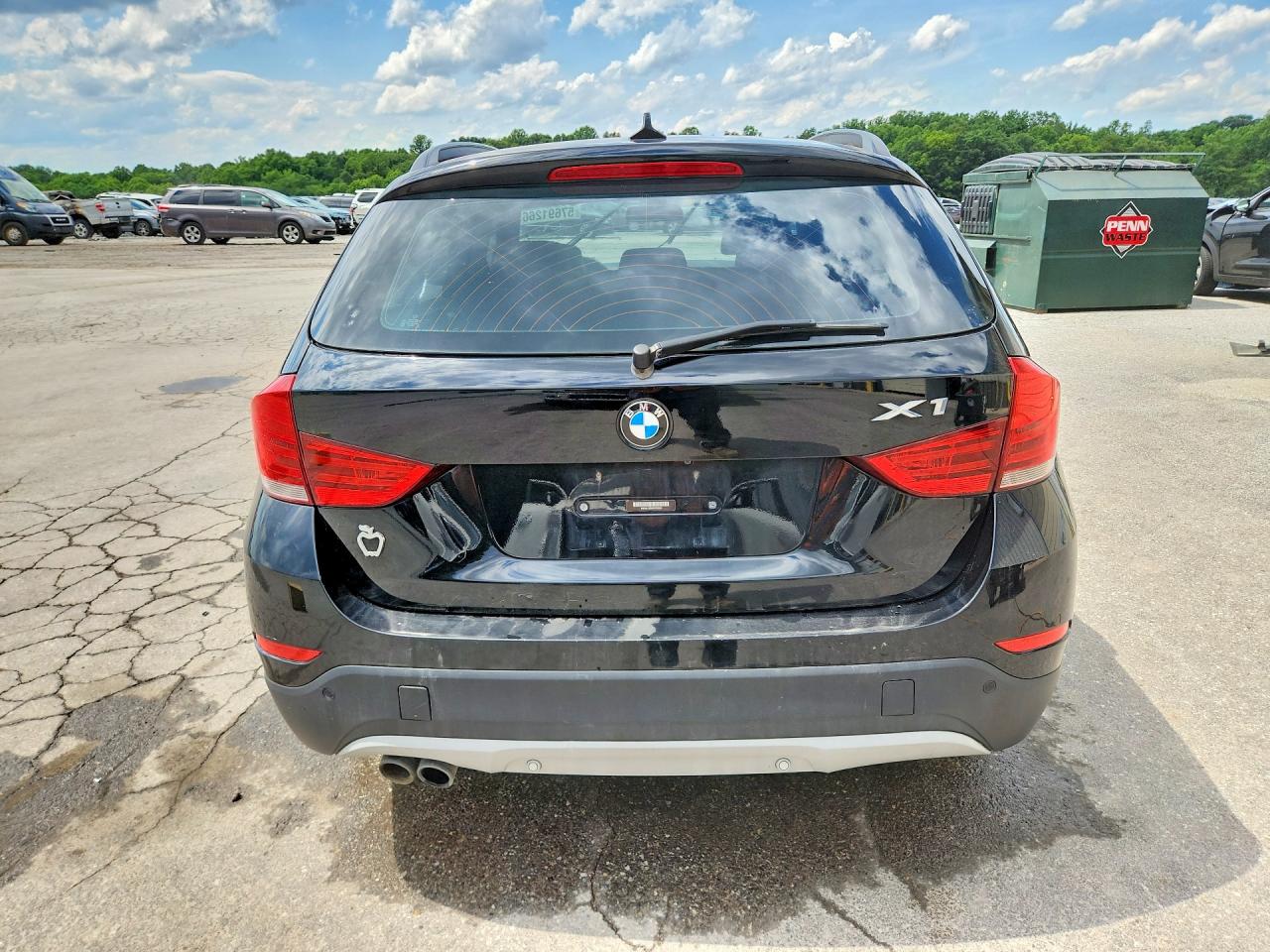 2014 Bmw X1 Xdrive28i Black vin: WBAVL1C5XEVY23553