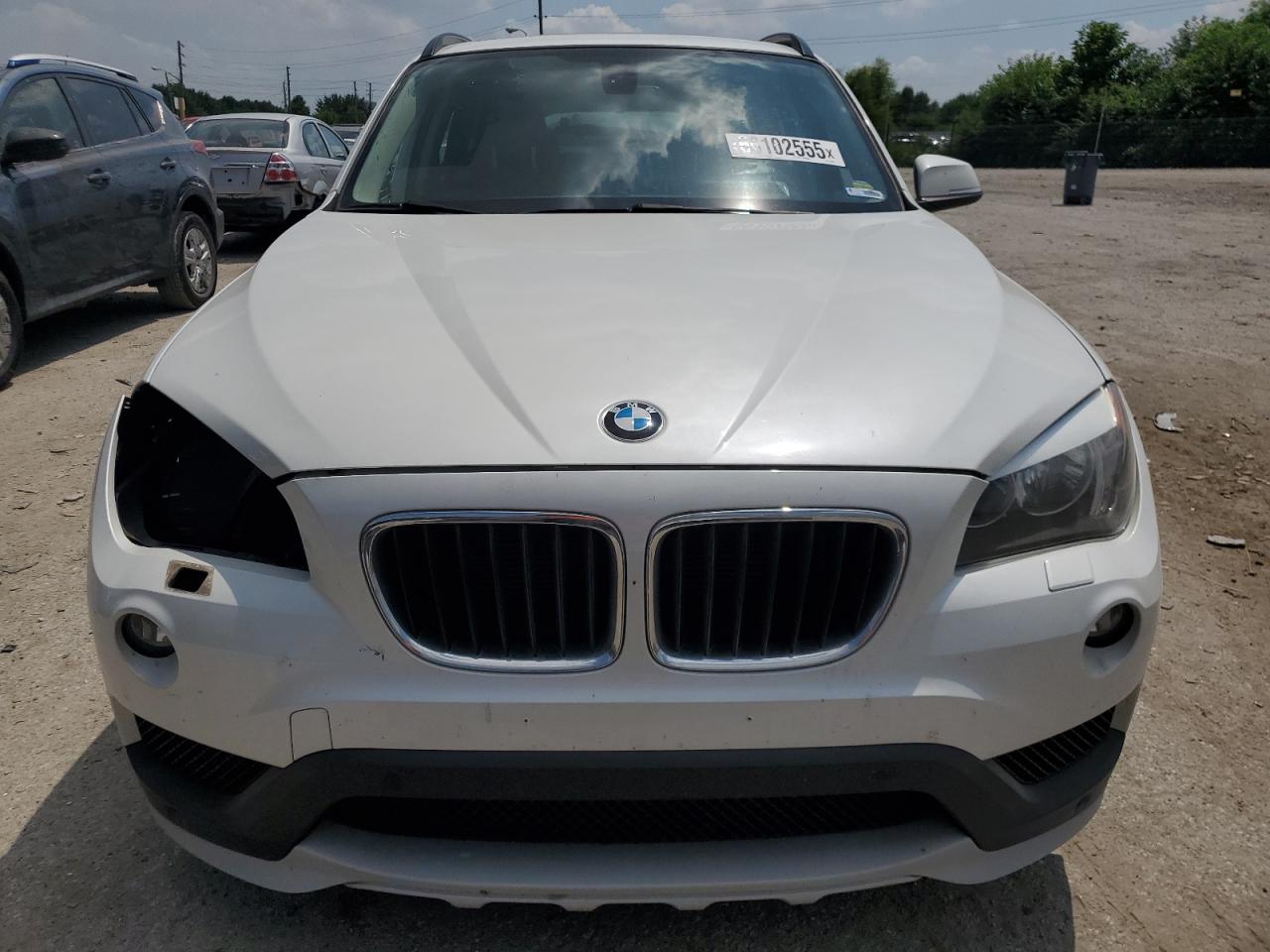 2015 Bmw X1 Xdrive28i White vin: WBAVL1C5XFVY30603