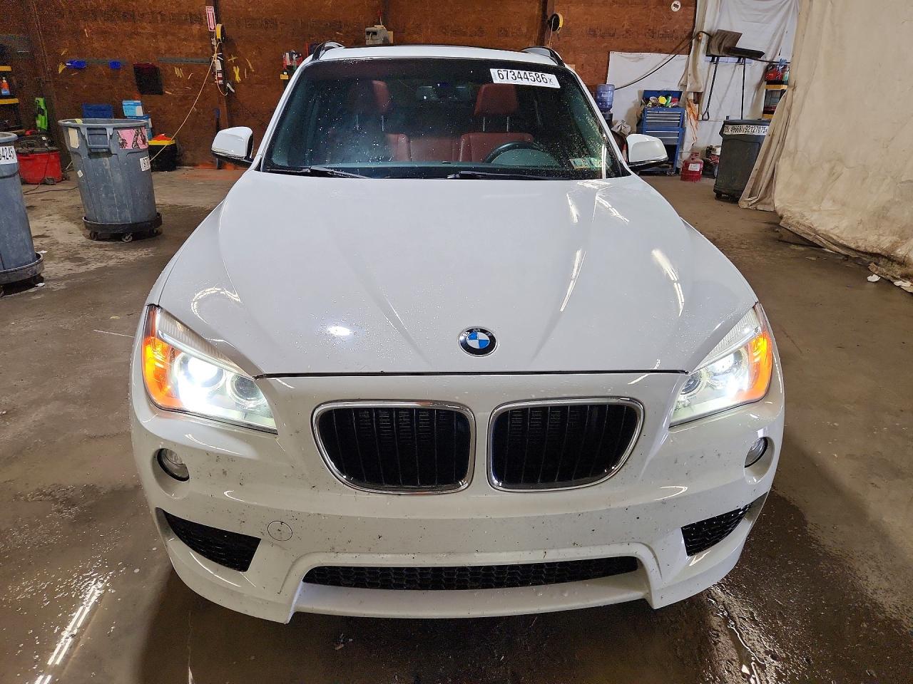2015 Bmw X1 Xdrive28i White vin: WBAVL1C5XFVY35493