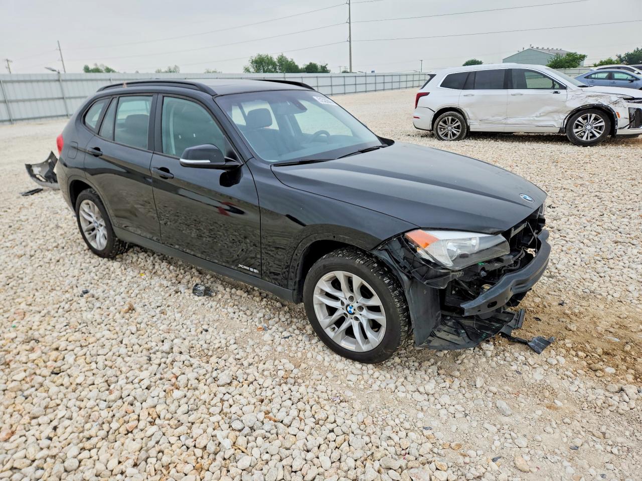 2015 Bmw X1 Xdrive28i Black vin: WBAVL1C5XFVY36949