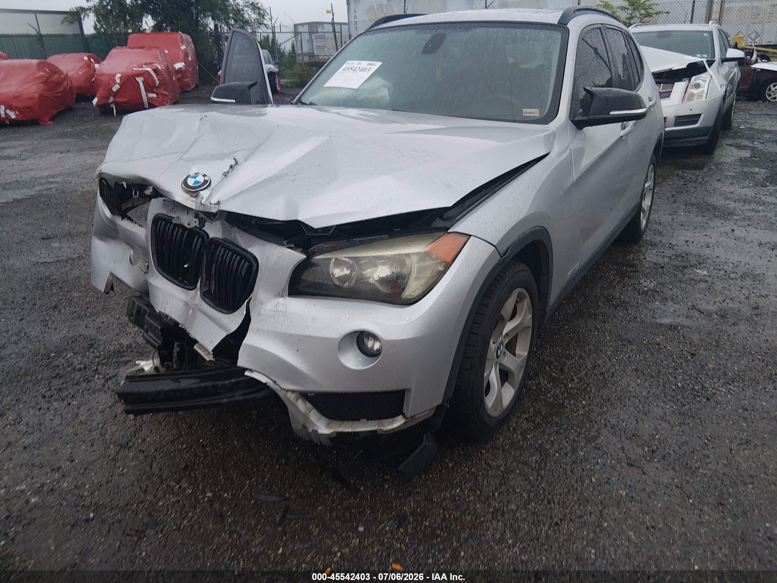2013 Bmw X1 Sdrive28i Silver vin: WBAVM1C50DVW45051