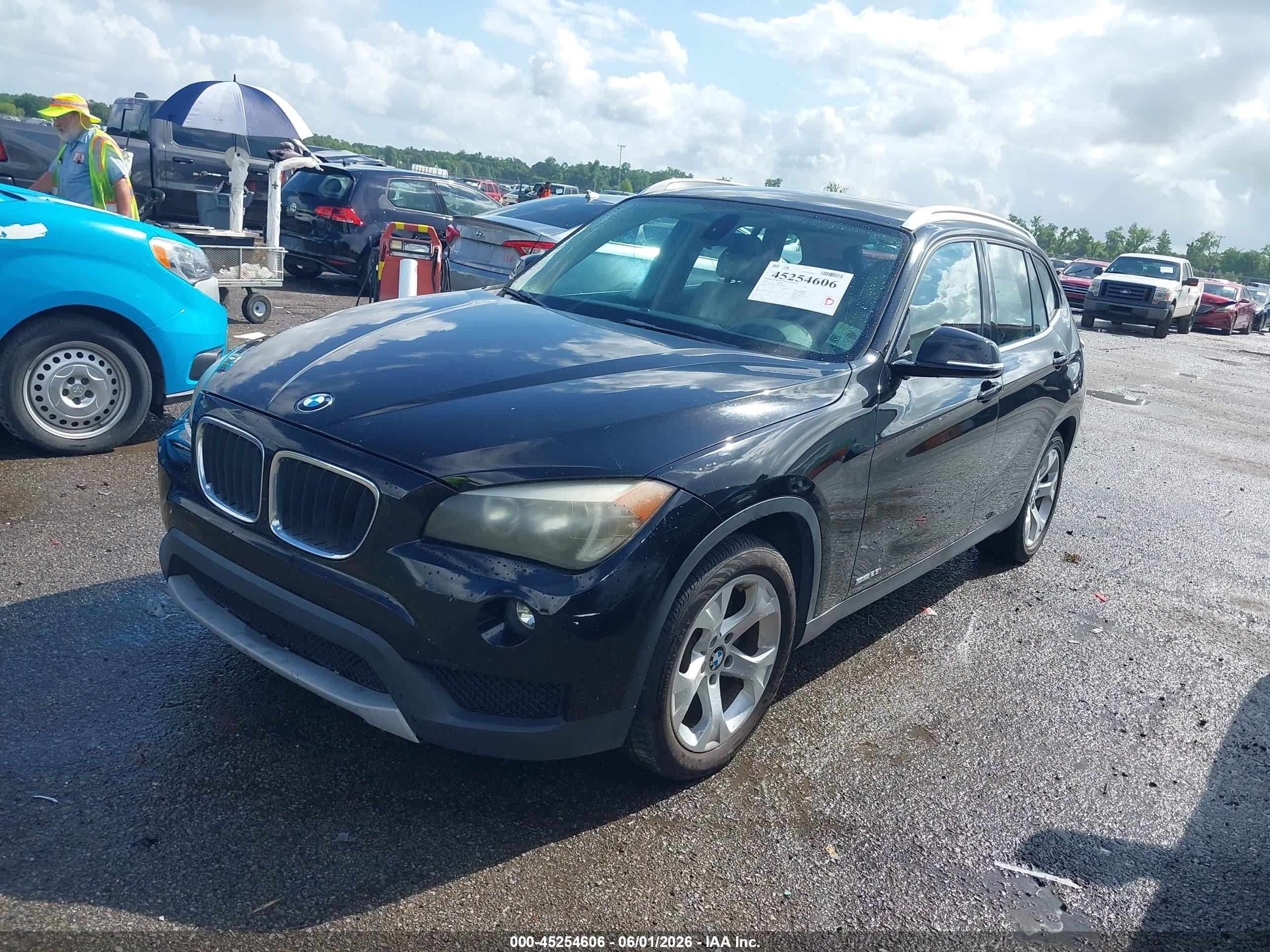 2013 Bmw X1 Sdrive28i Black vin: WBAVM1C50DVW45227