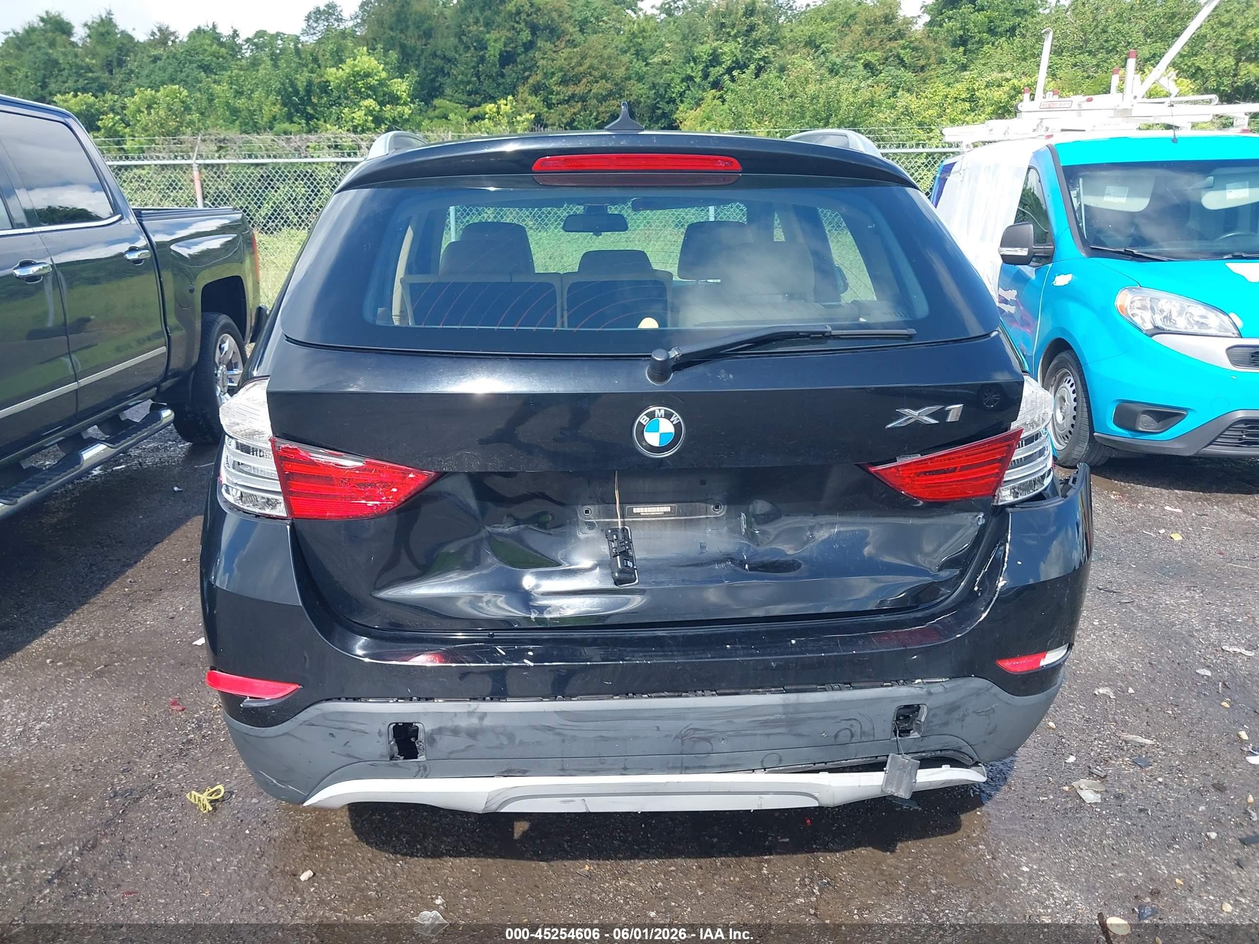 2013 Bmw X1 Sdrive28i Black vin: WBAVM1C50DVW45227