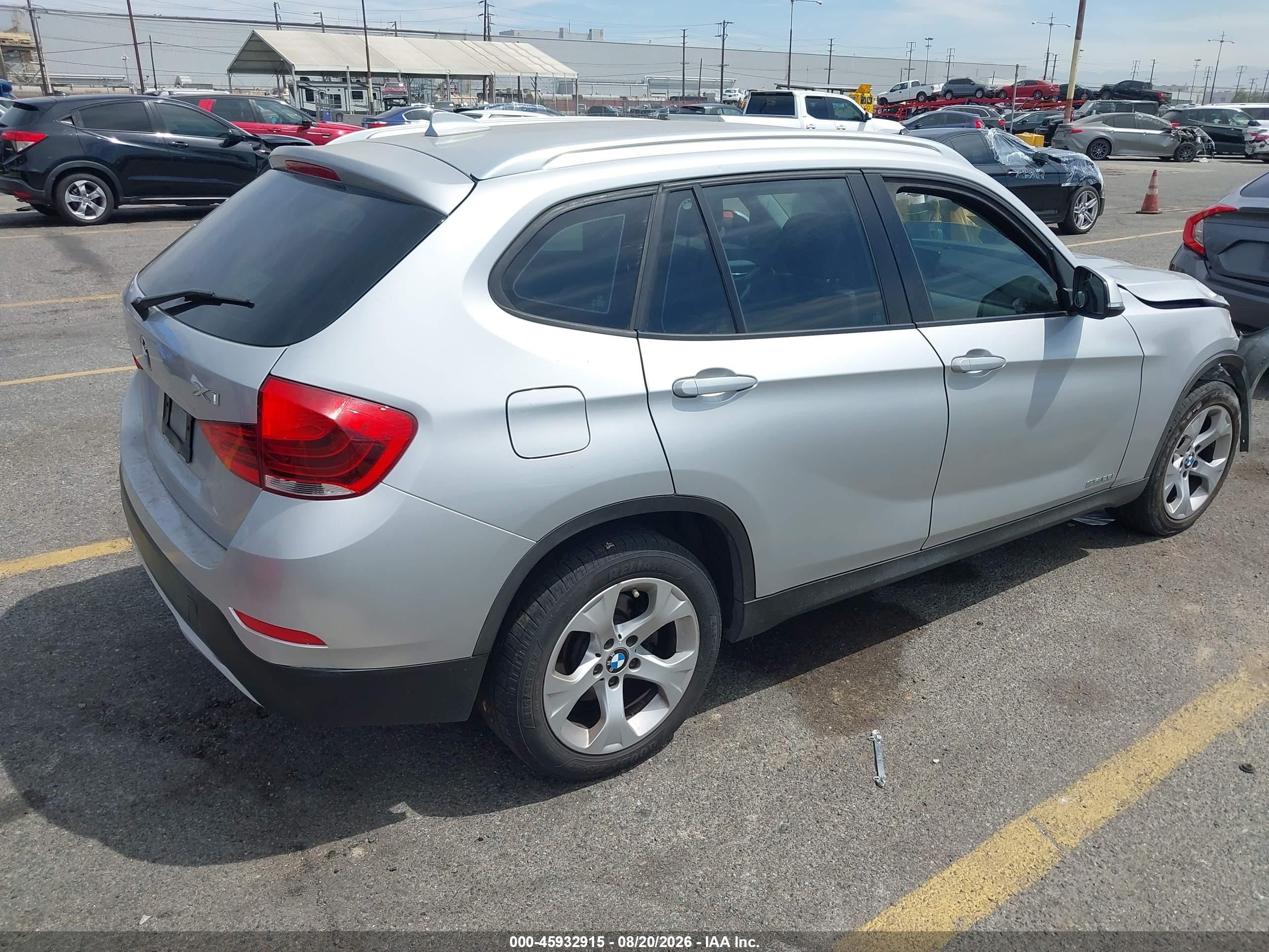 2014 Bmw X1 Sdrive28i Silver vin: WBAVM1C50EVW51708