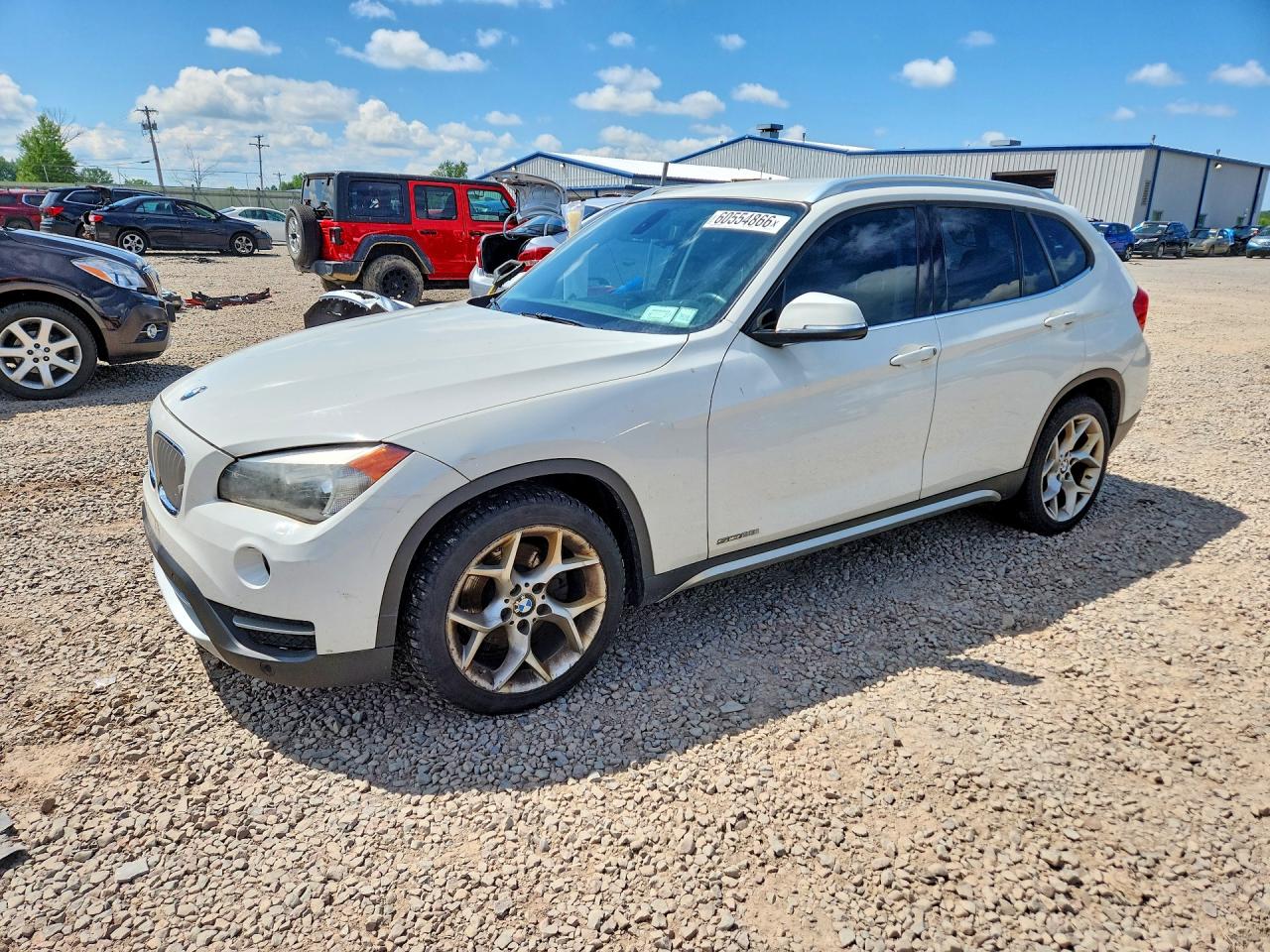2013 Bmw X1 Sdrive28i White vin: WBAVM1C51DVW41025
