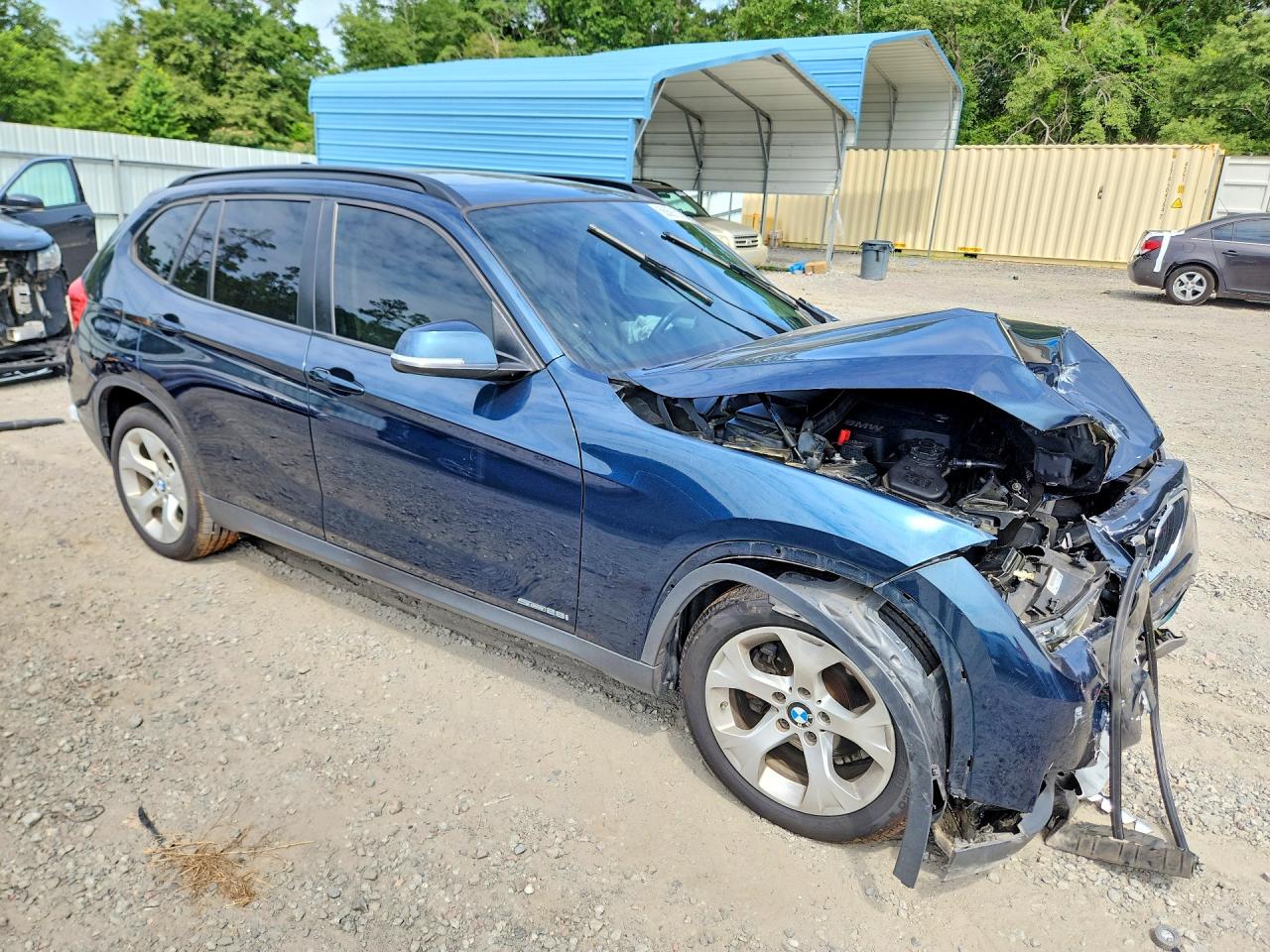 2013 Bmw X1 Sdrive28i Синий vin: WBAVM1C51DVW44409