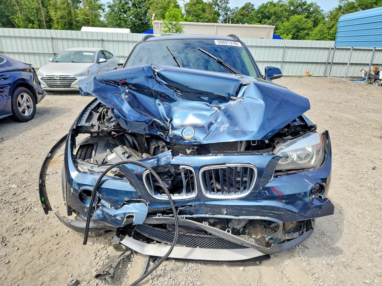 2013 Bmw X1 Sdrive28i Синий vin: WBAVM1C51DVW44409