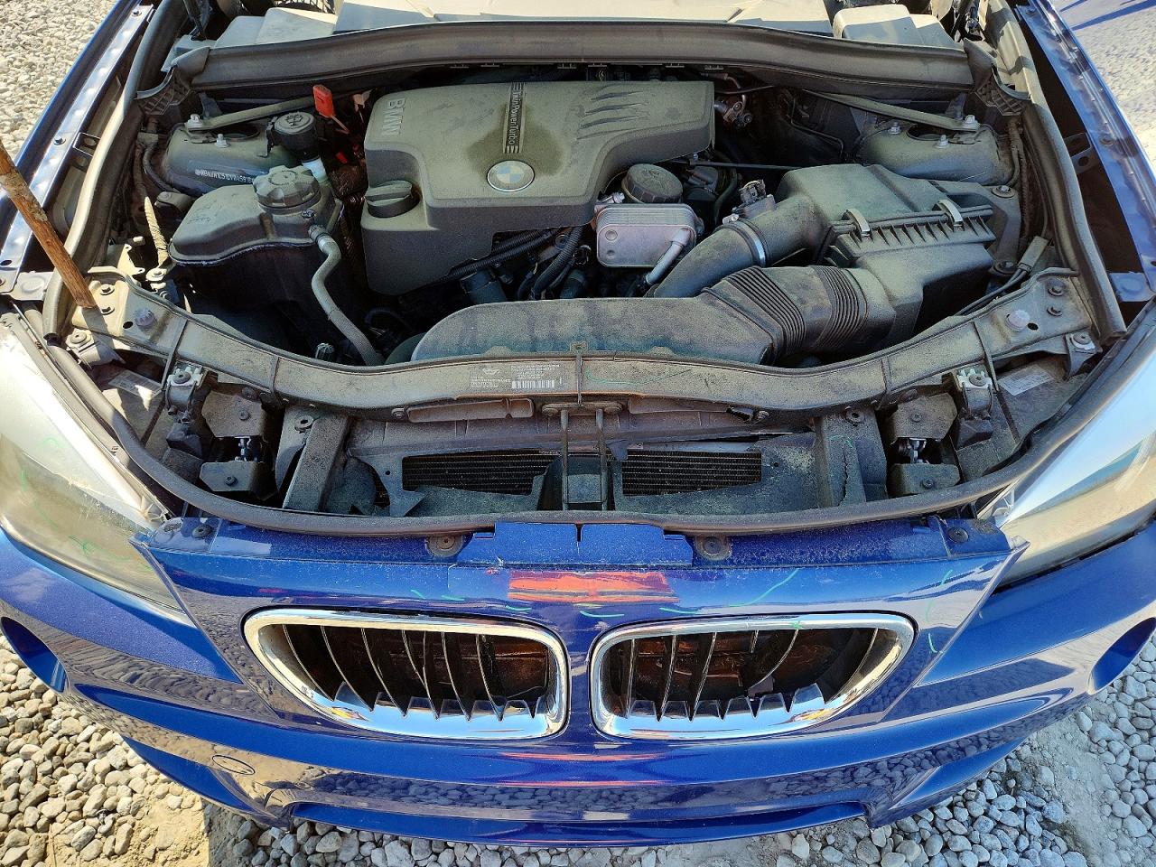 2013 Bmw X1 Sdrive28i Blue vin: WBAVM1C51DVW45916