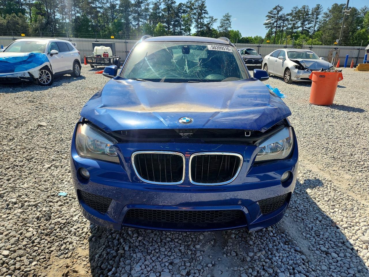 2013 Bmw X1 Sdrive28i Blue vin: WBAVM1C51DVW45916