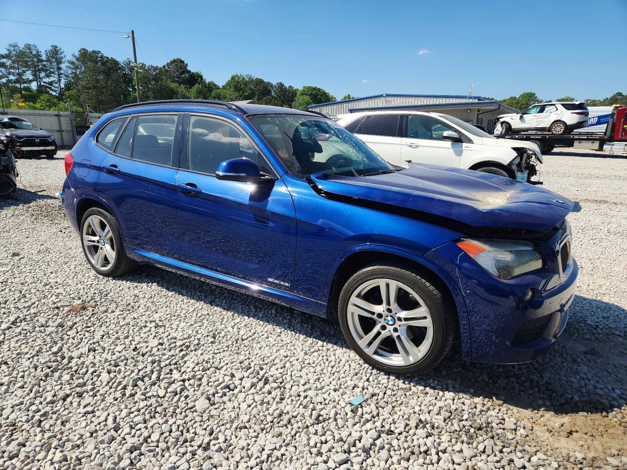 2013 Bmw X1 Sdrive28i Blue vin: WBAVM1C51DVW45916