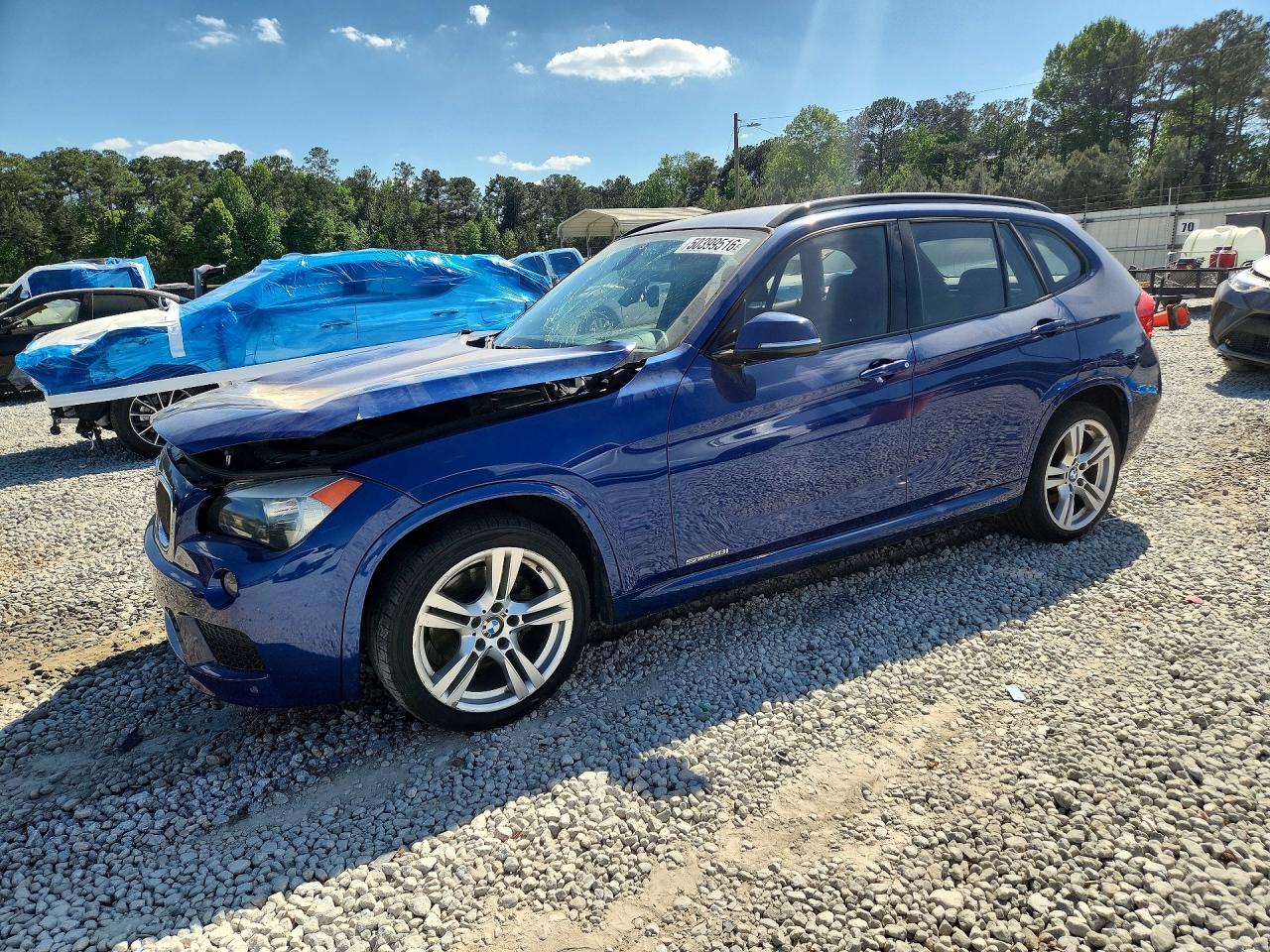 2013 Bmw X1 Sdrive28i Blue vin: WBAVM1C51DVW45916