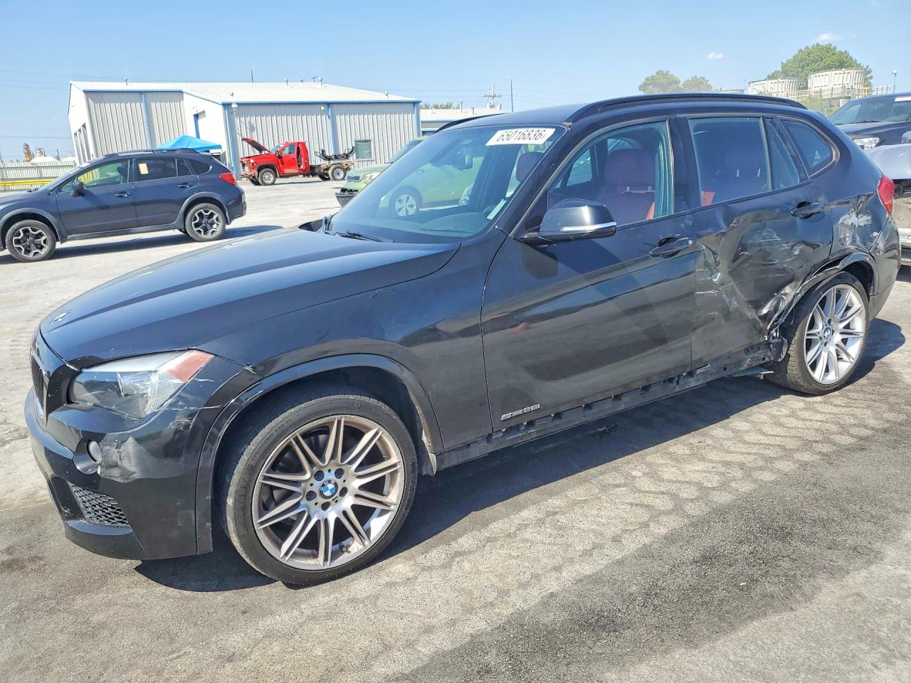2013 Bmw X1 Sdrive28i Black vin: WBAVM1C52DVW44743