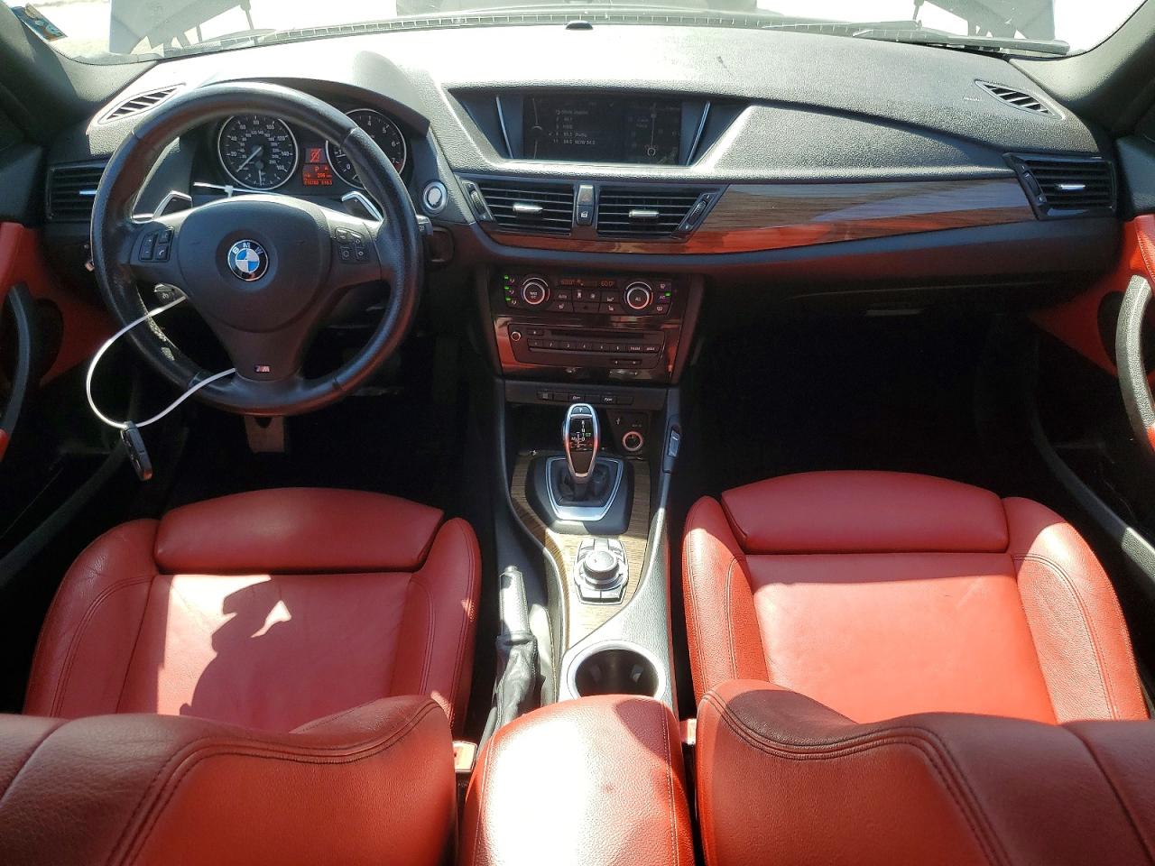 2013 Bmw X1 Sdrive28i Black vin: WBAVM1C52DVW44743