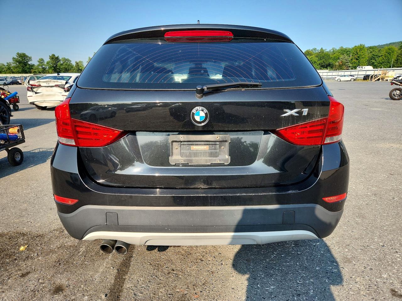 2014 Bmw X1 Sdrive28i Black vin: WBAVM1C52EVW50298