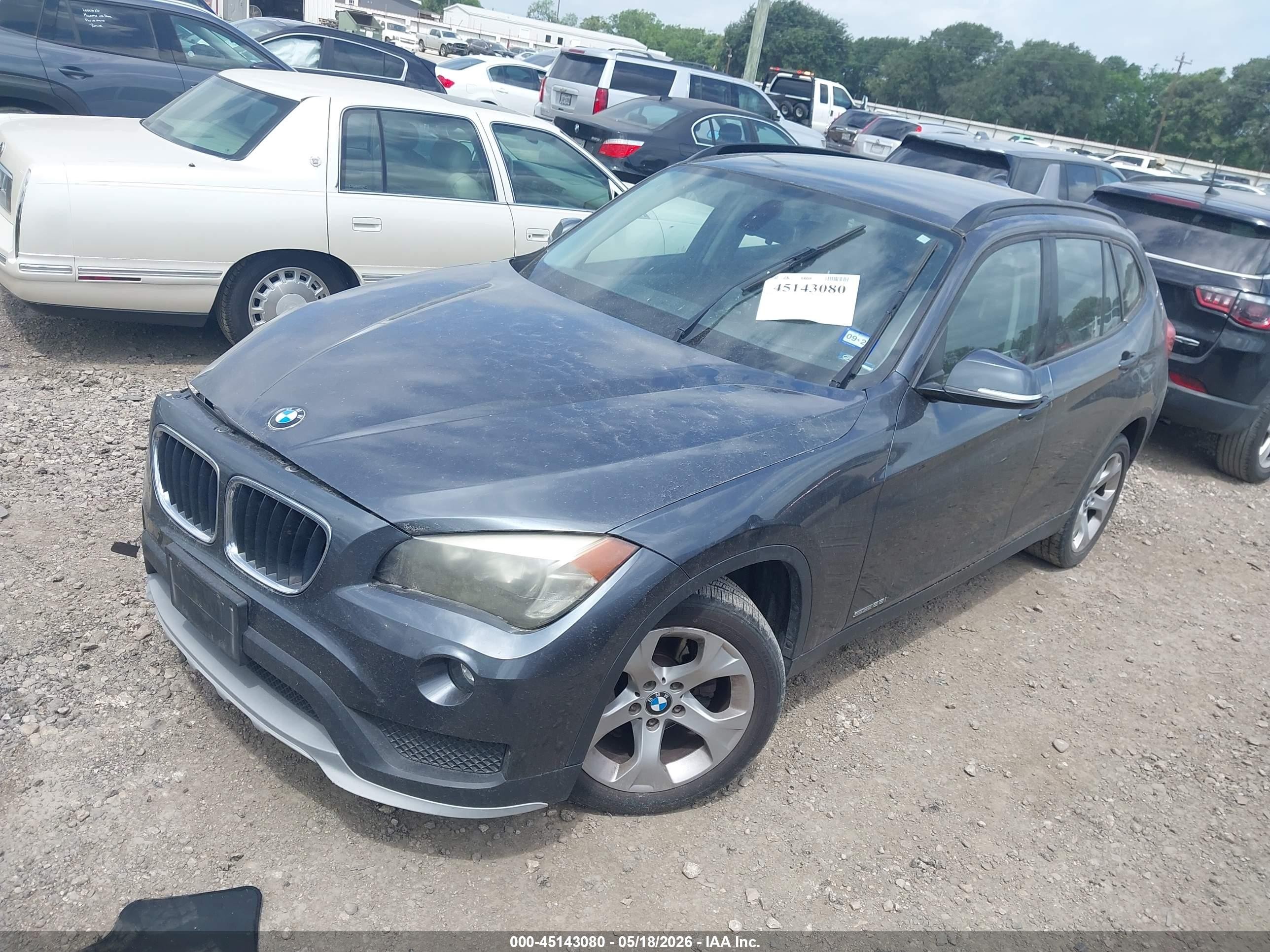 2015 Bmw X1 Sdrive28i Gray vin: WBAVM1C52FV317407