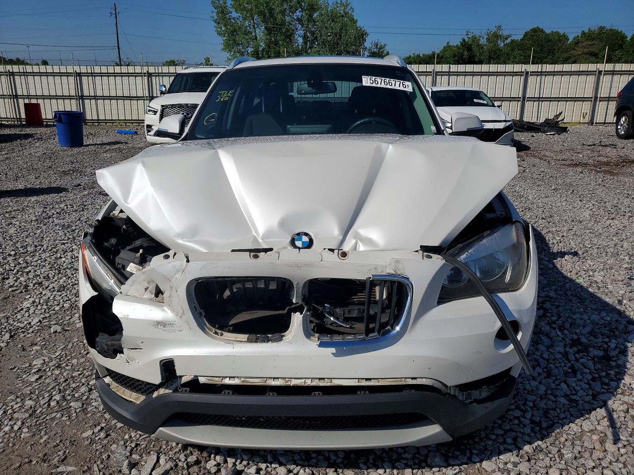 2014 Bmw X1 Sdrive28i White vin: WBAVM1C53EVW47488