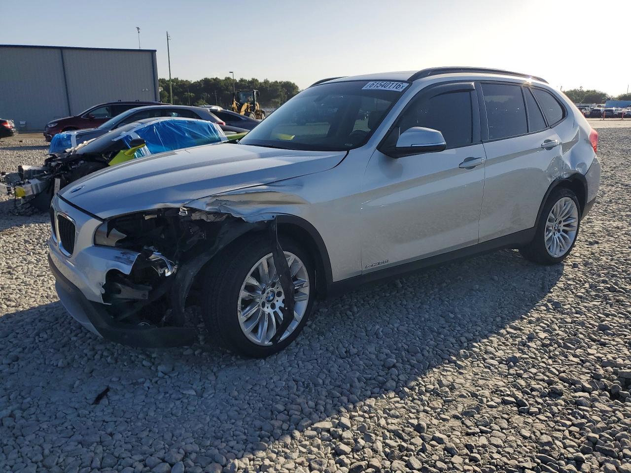 2014 Bmw X1 Sdrive28i Silver vin: WBAVM1C53EVW48608