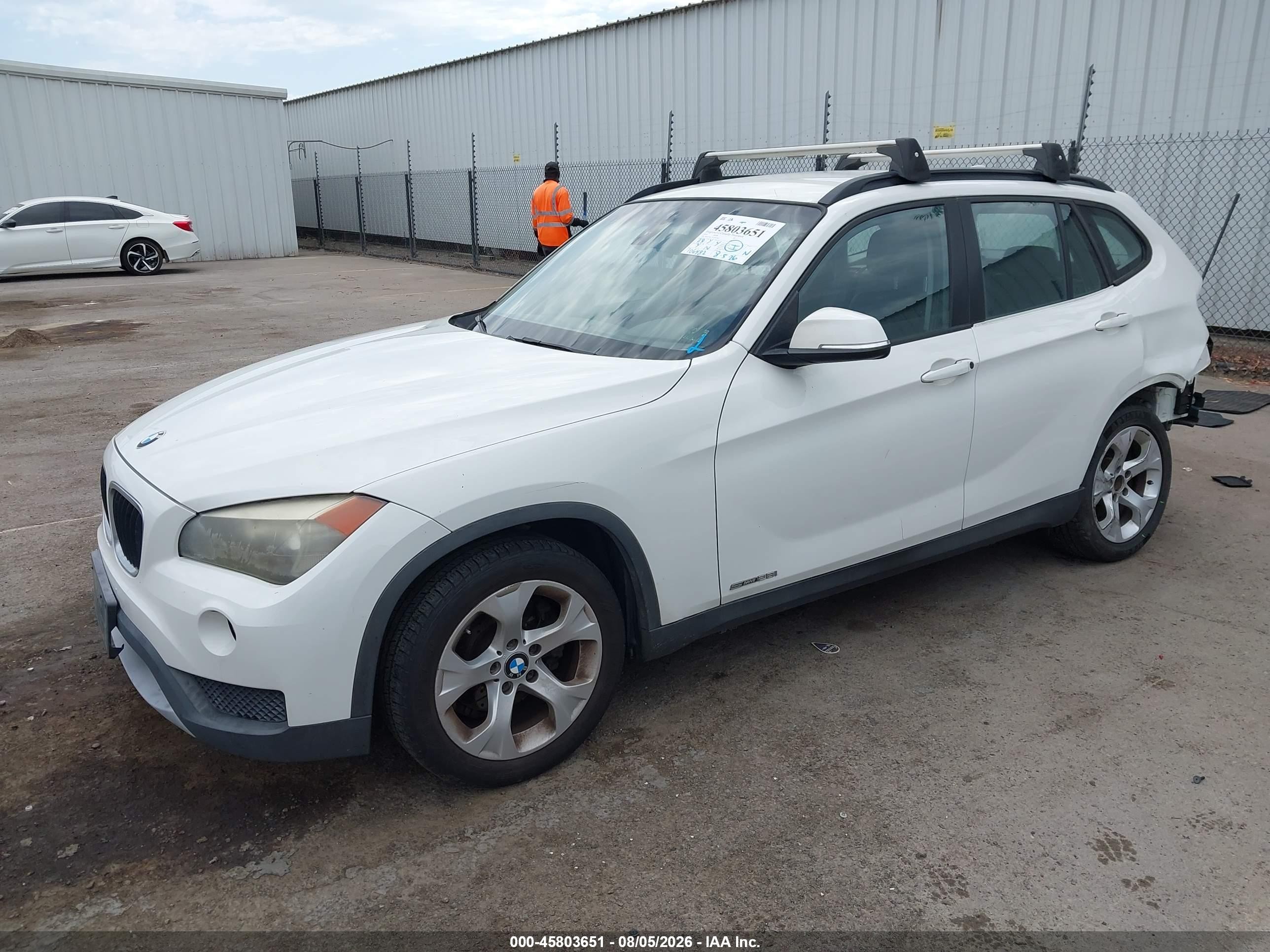 2014 Bmw X1 Sdrive28i Белый vin: WBAVM1C53EVW50441