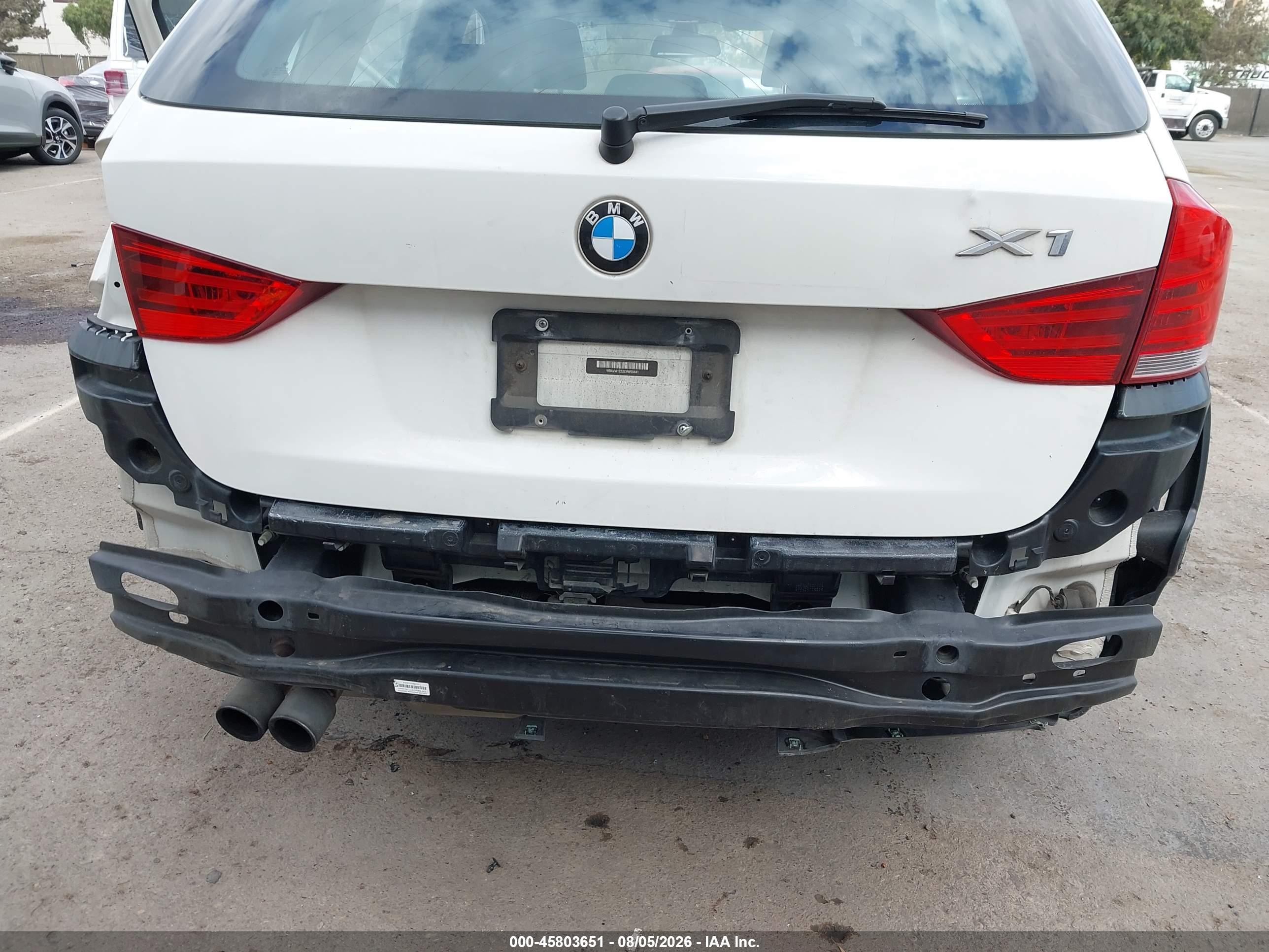 2014 Bmw X1 Sdrive28i Белый vin: WBAVM1C53EVW50441