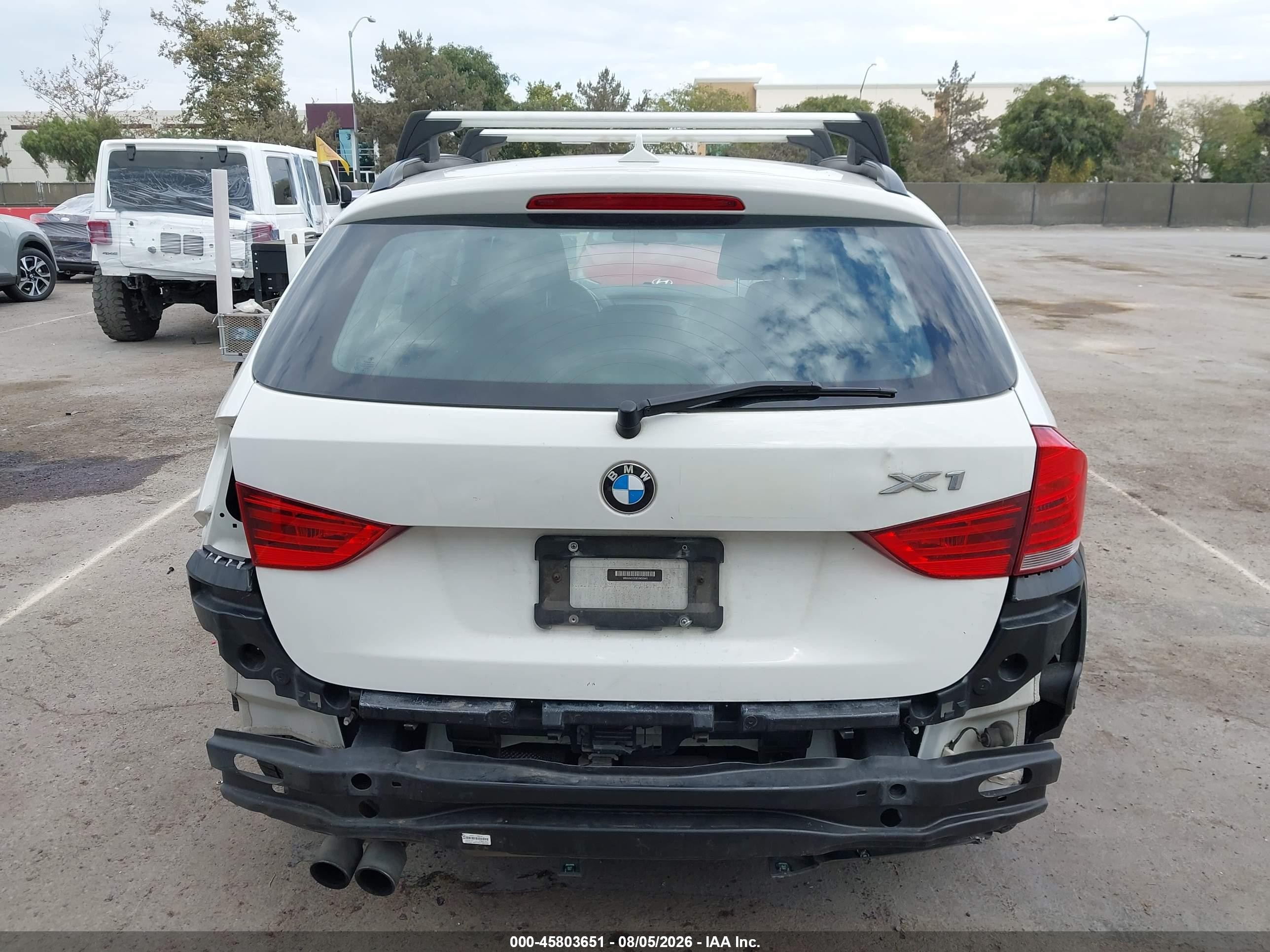 2014 Bmw X1 Sdrive28i Белый vin: WBAVM1C53EVW50441