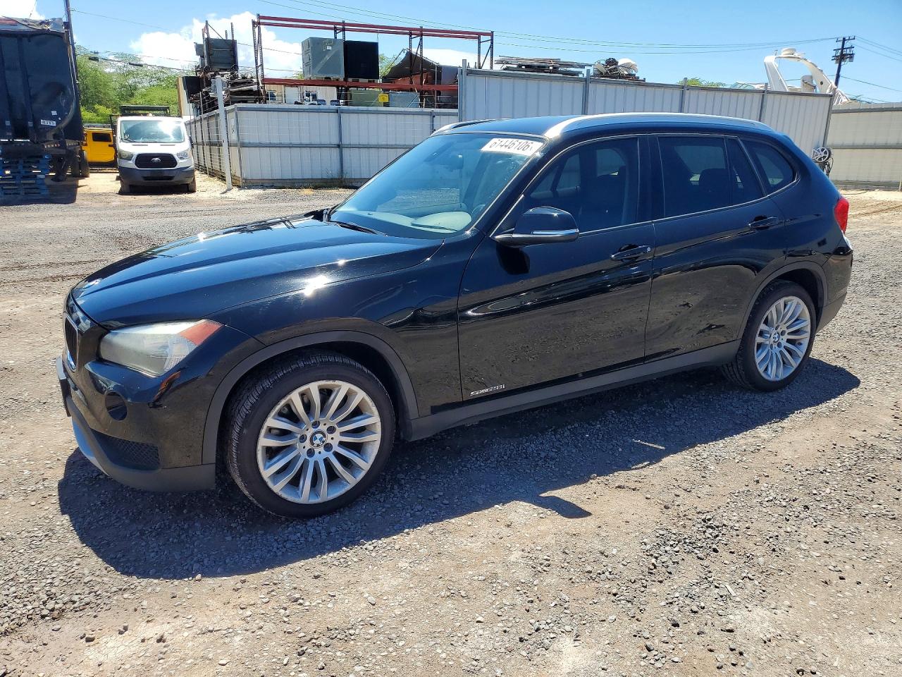 2014 Bmw X1 Sdrive28i Black vin: WBAVM1C53EVW55753