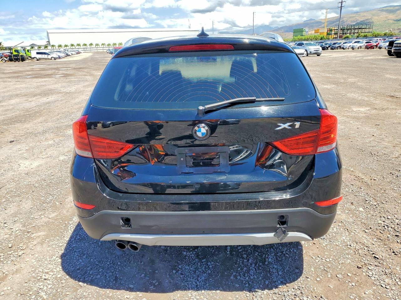 2014 Bmw X1 Sdrive28i Black vin: WBAVM1C53EVW55753