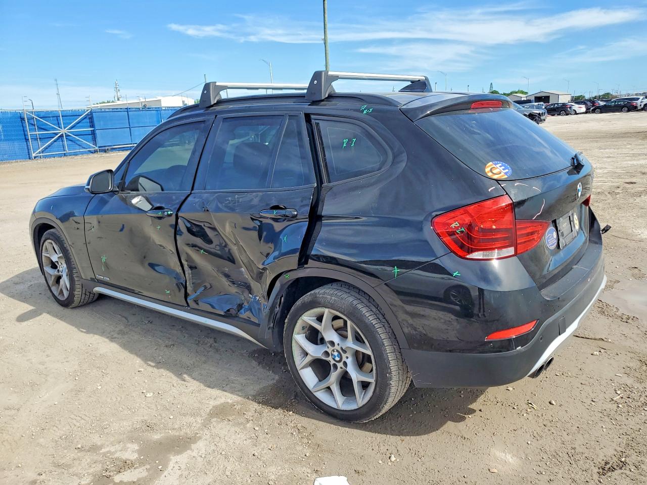 2013 Bmw X1 Sdrive28i Black vin: WBAVM1C54DVW43254