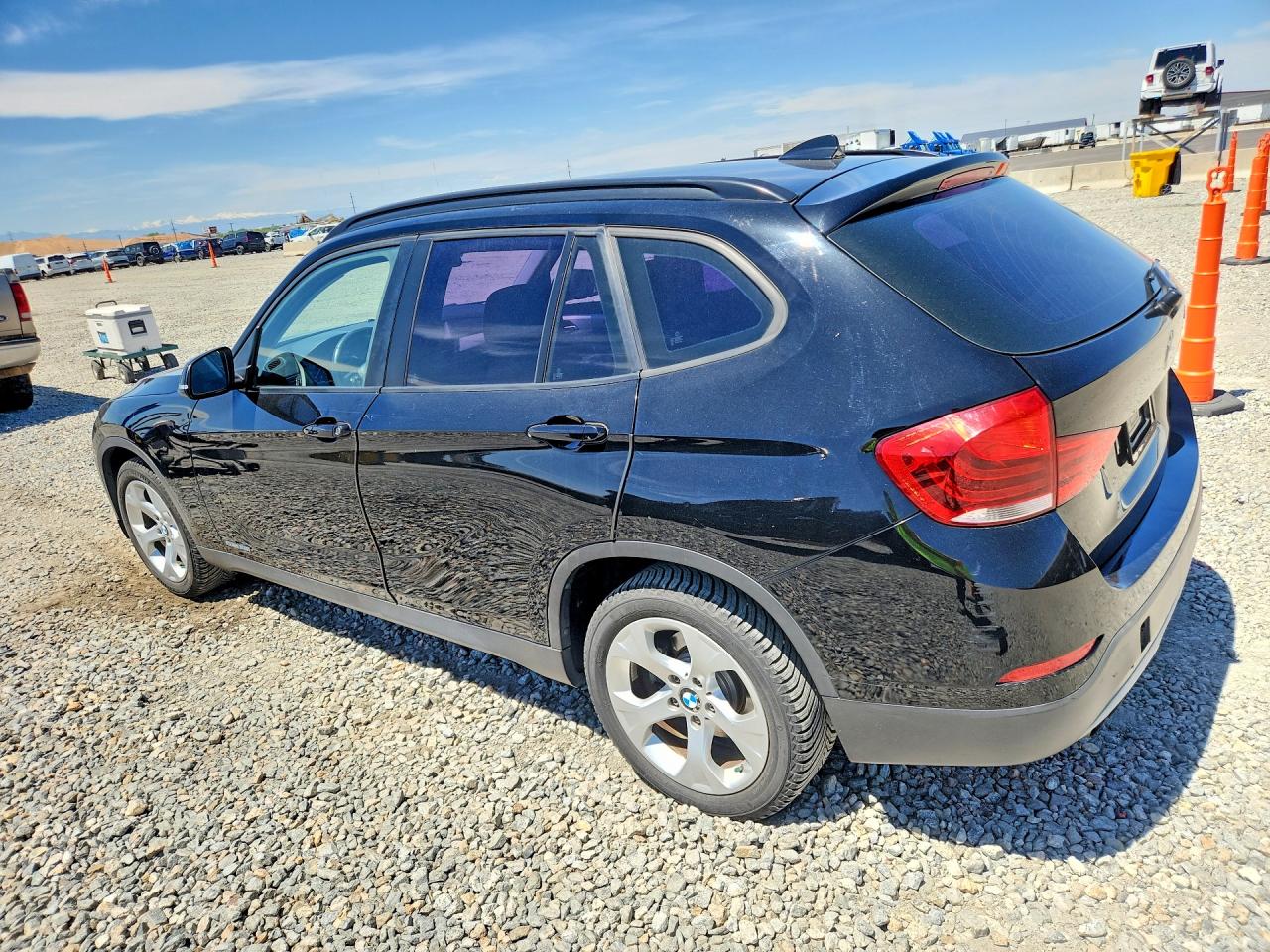 2014 Bmw X1 Sdrive28i Black vin: WBAVM1C54EVW49718