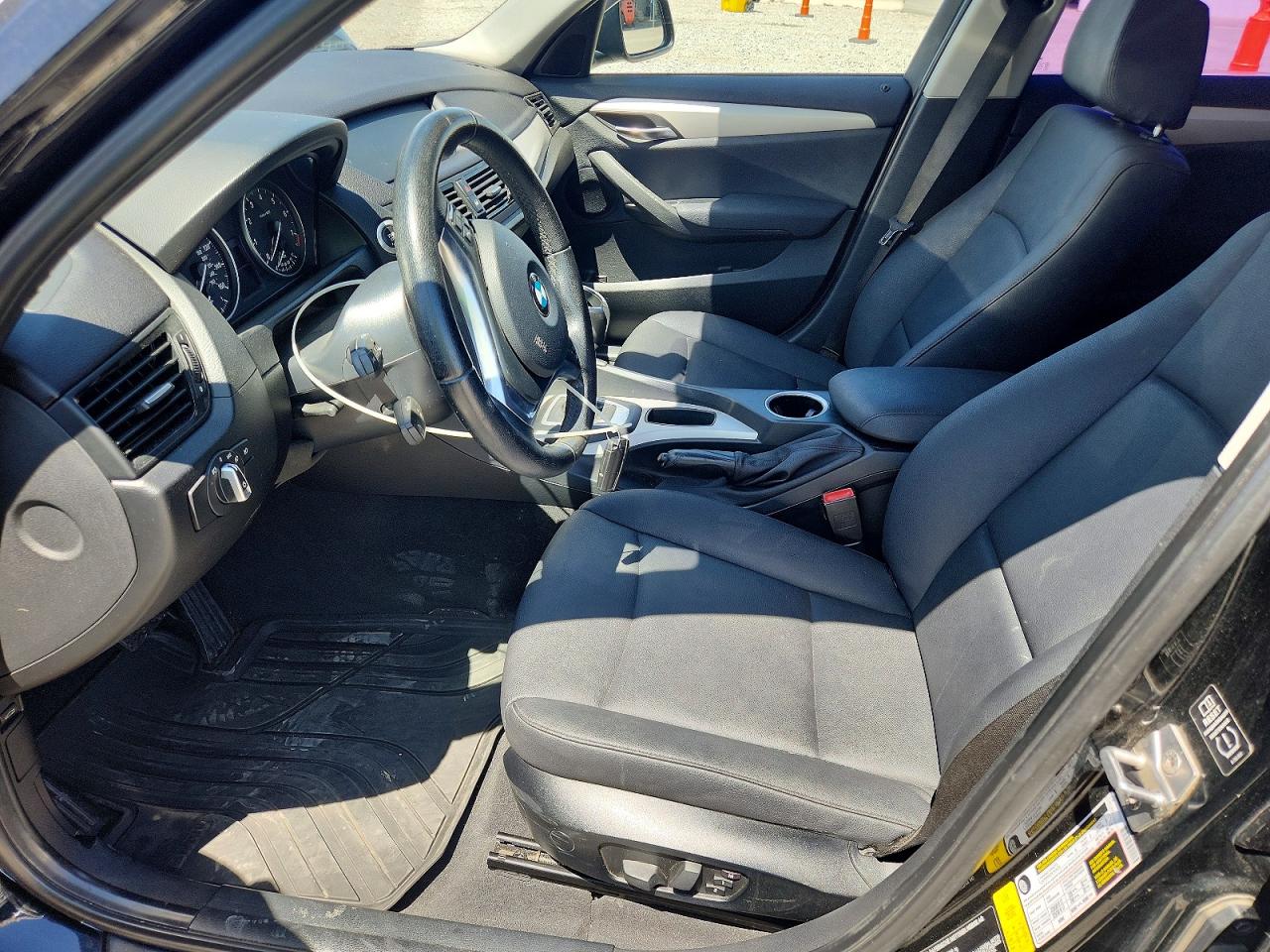 2014 Bmw X1 Sdrive28i Black vin: WBAVM1C54EVW49718