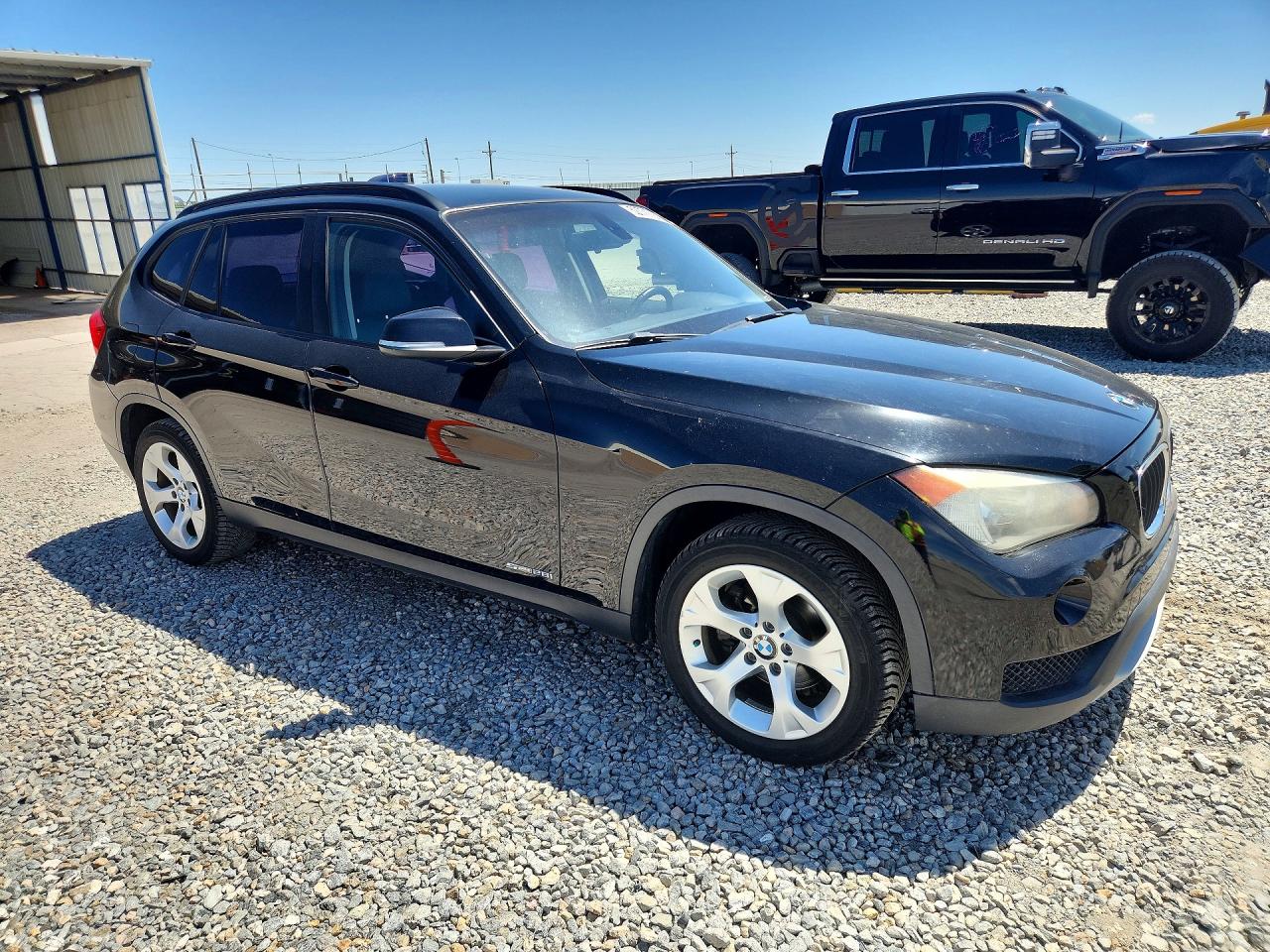 2014 Bmw X1 Sdrive28i Black vin: WBAVM1C54EVW49718