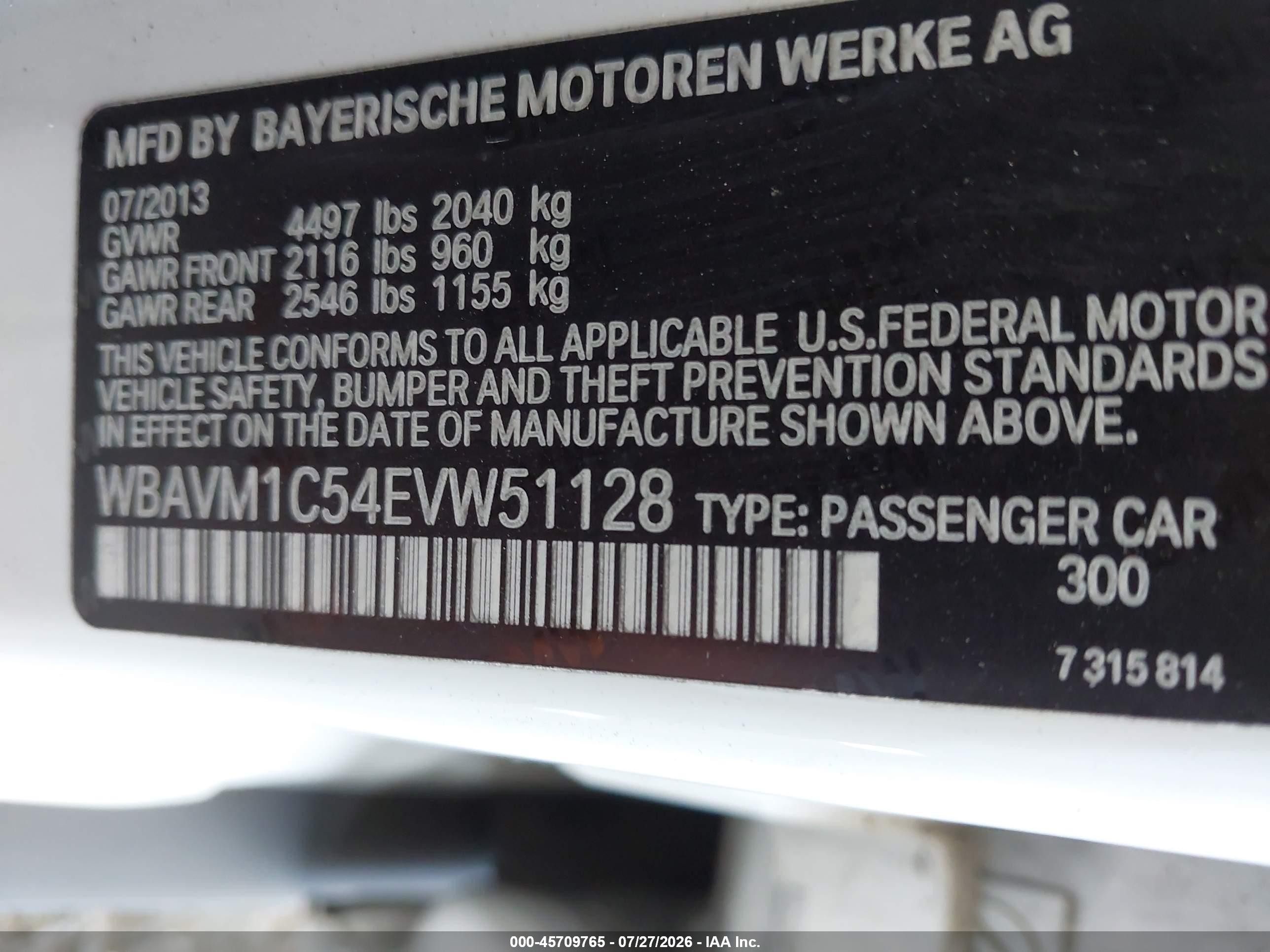 2014 Bmw X1 Sdrive28i White vin: WBAVM1C54EVW51128