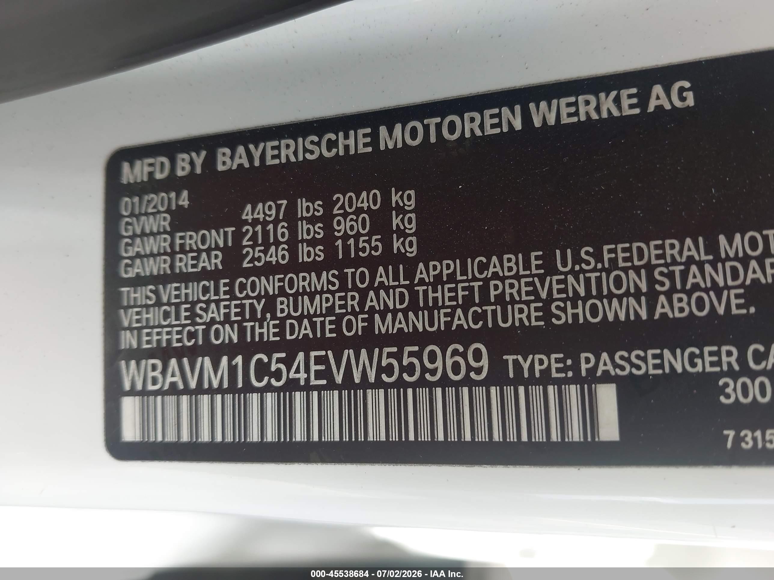 2014 Bmw X1 Sdrive28i White vin: WBAVM1C54EVW55969
