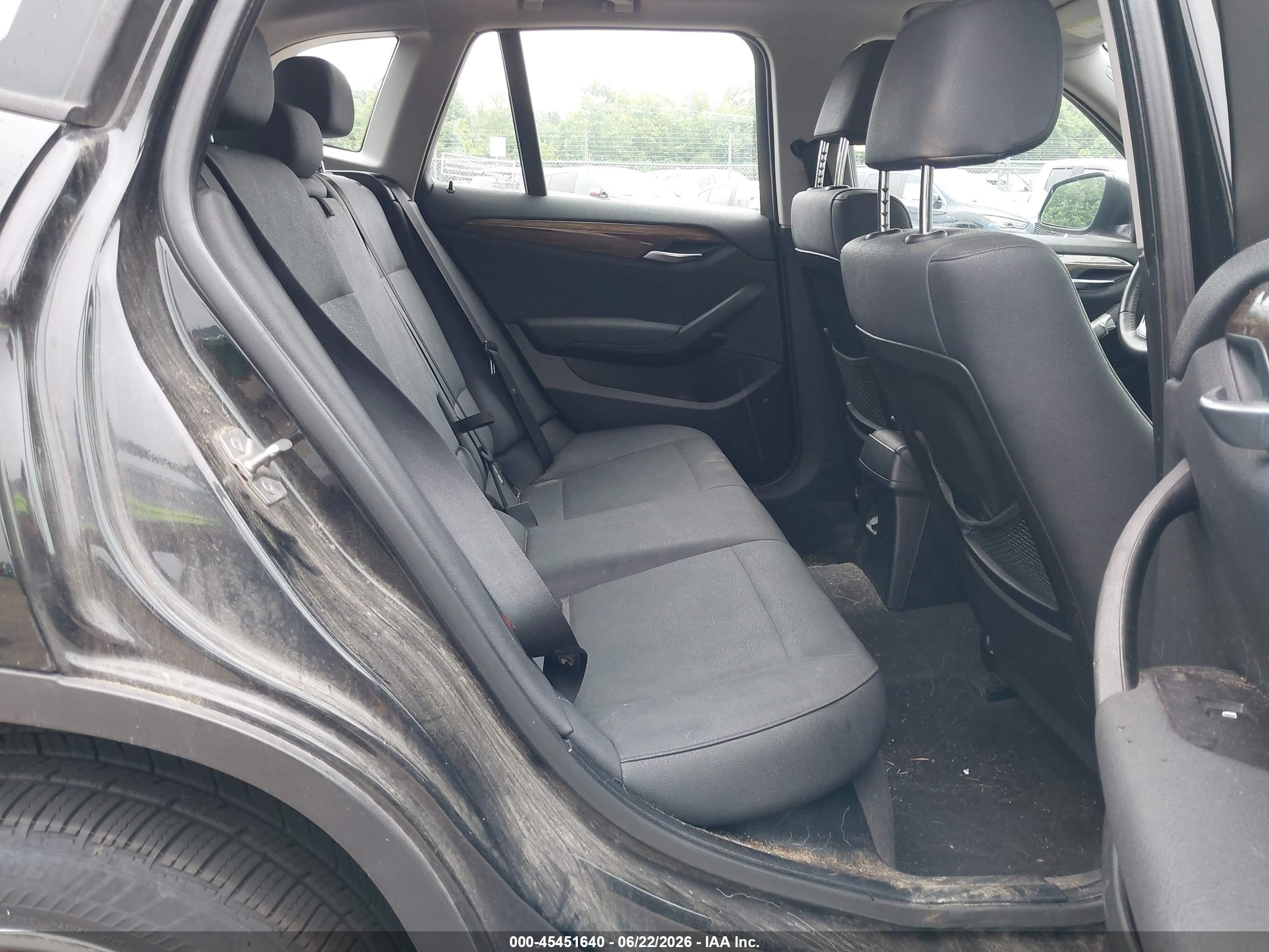 2015 Bmw X1 Sdrive28i Black vin: WBAVM1C54FVW58016