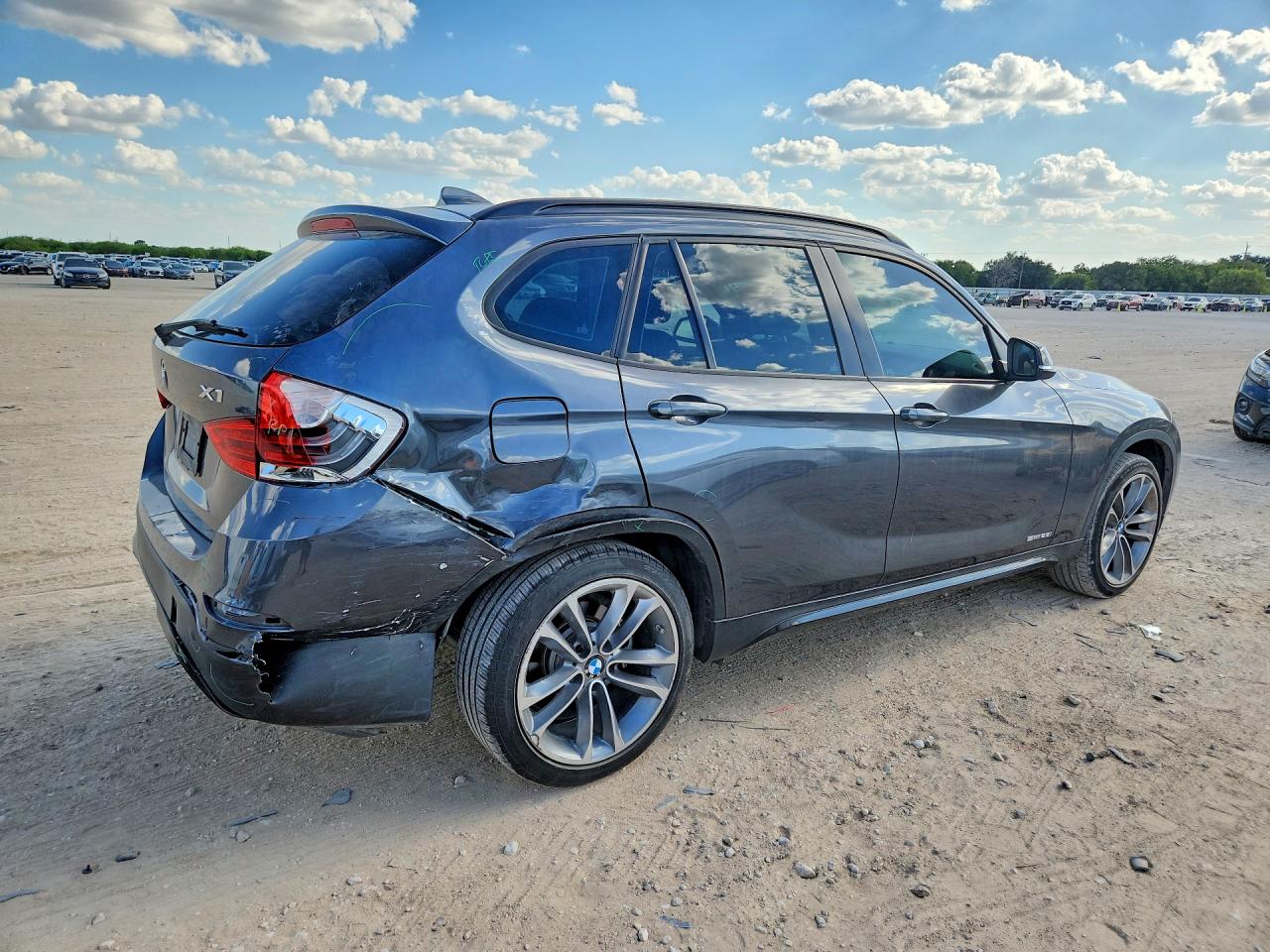 2013 Bmw X1 Sdrive28i Gray vin: WBAVM1C55DVW42615