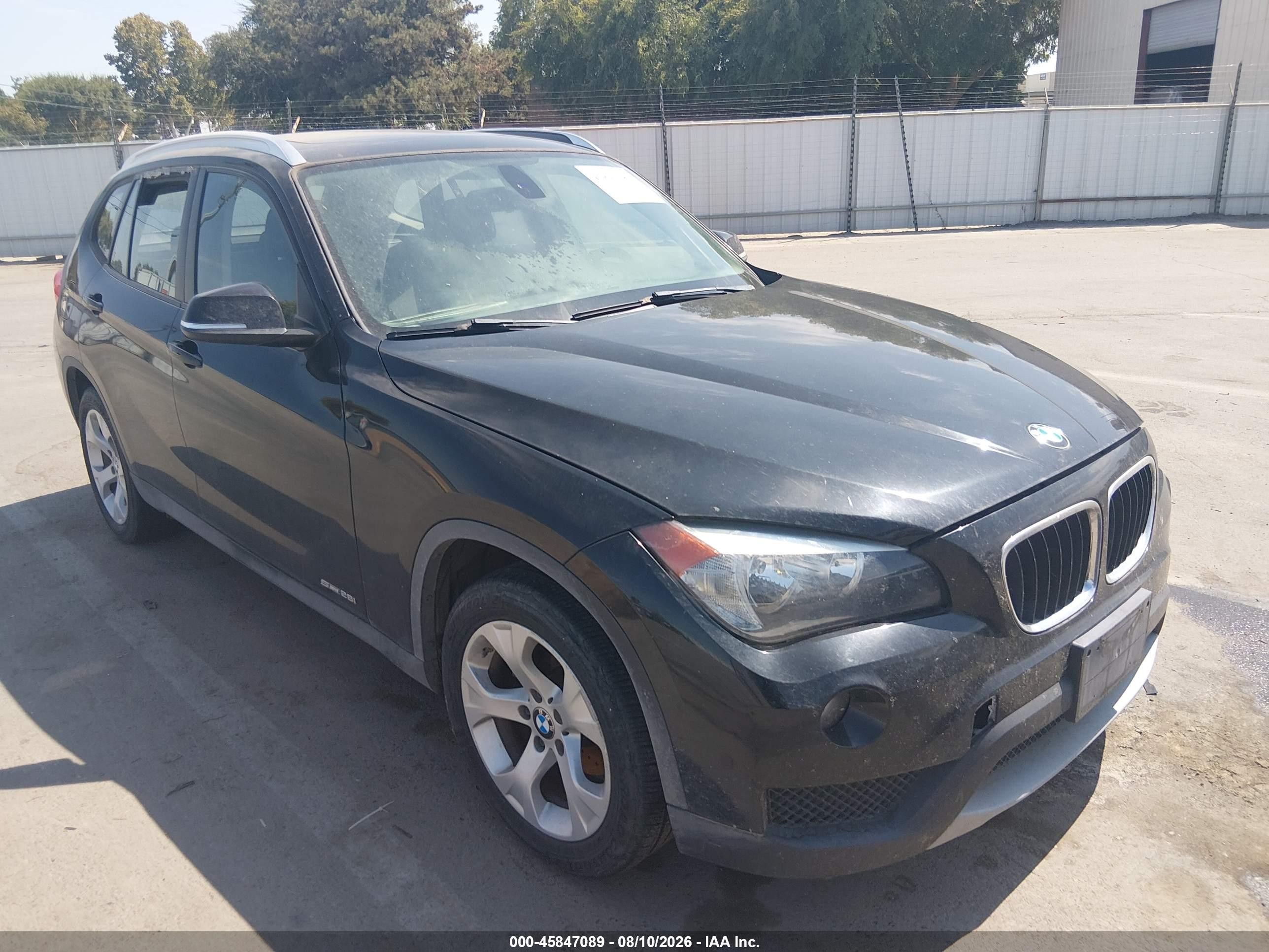 2014 Bmw X1 Sdrive28i Black vin: WBAVM1C55EVW47525