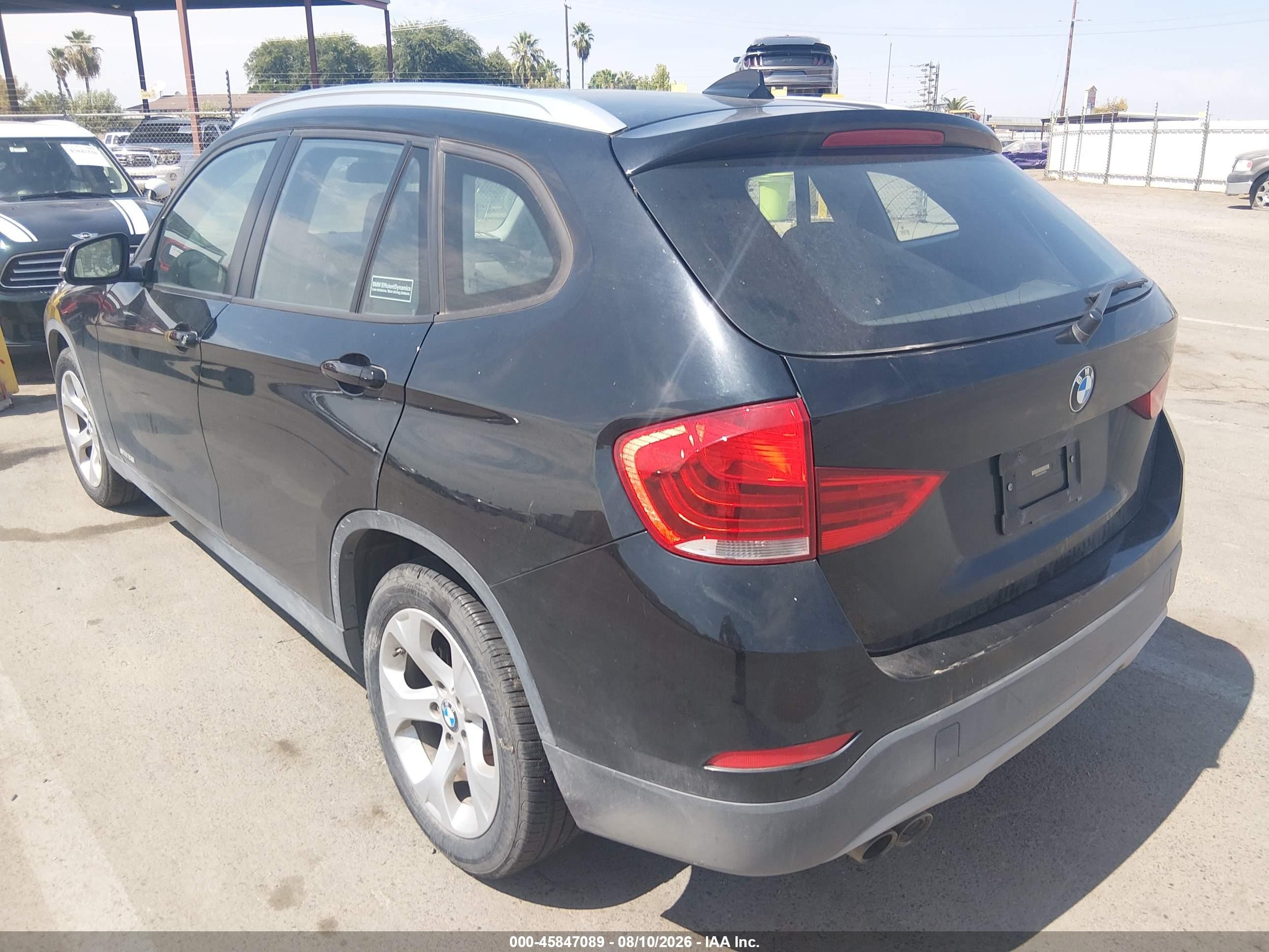 2014 Bmw X1 Sdrive28i Black vin: WBAVM1C55EVW47525