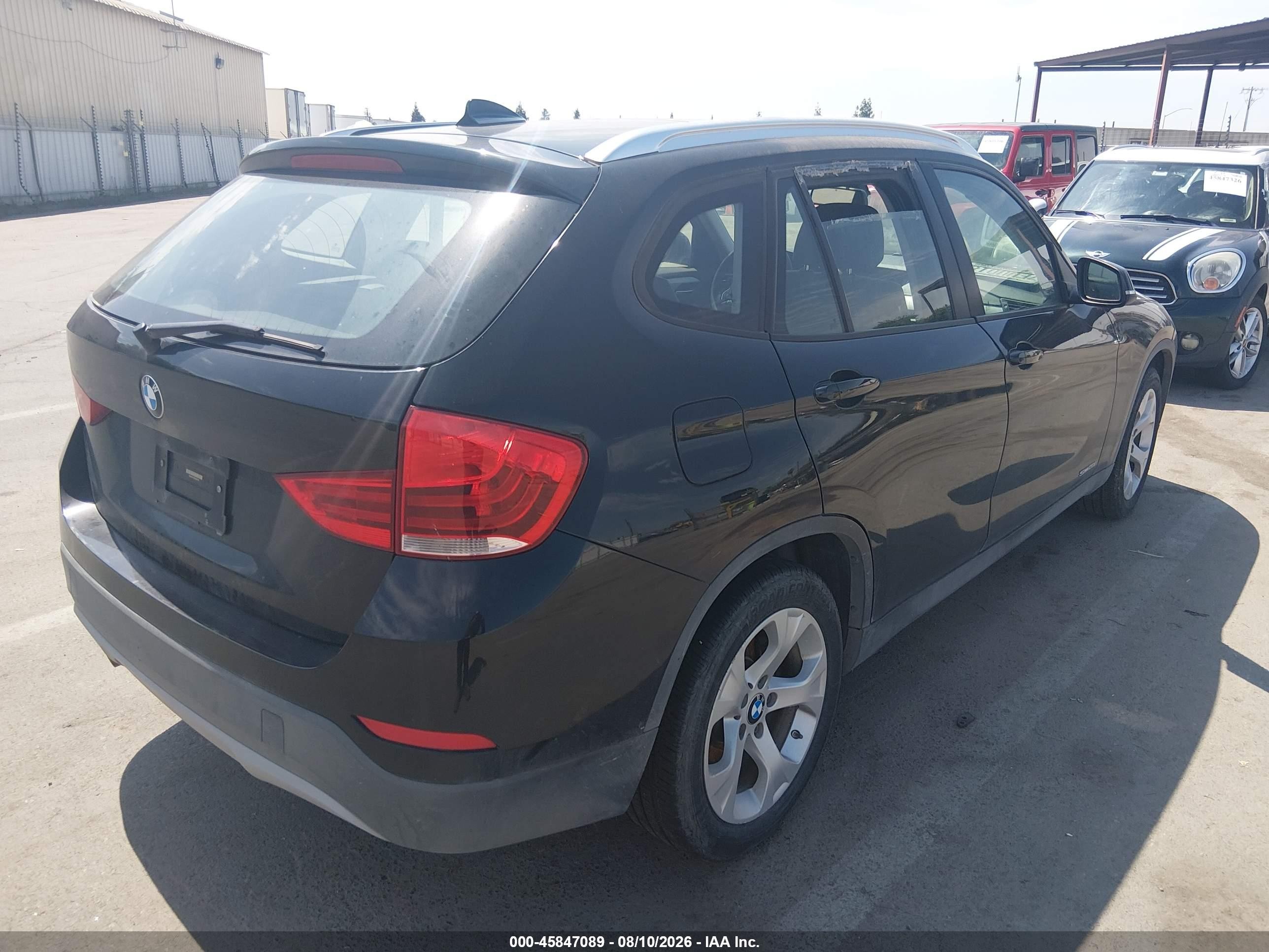 2014 Bmw X1 Sdrive28i Black vin: WBAVM1C55EVW47525