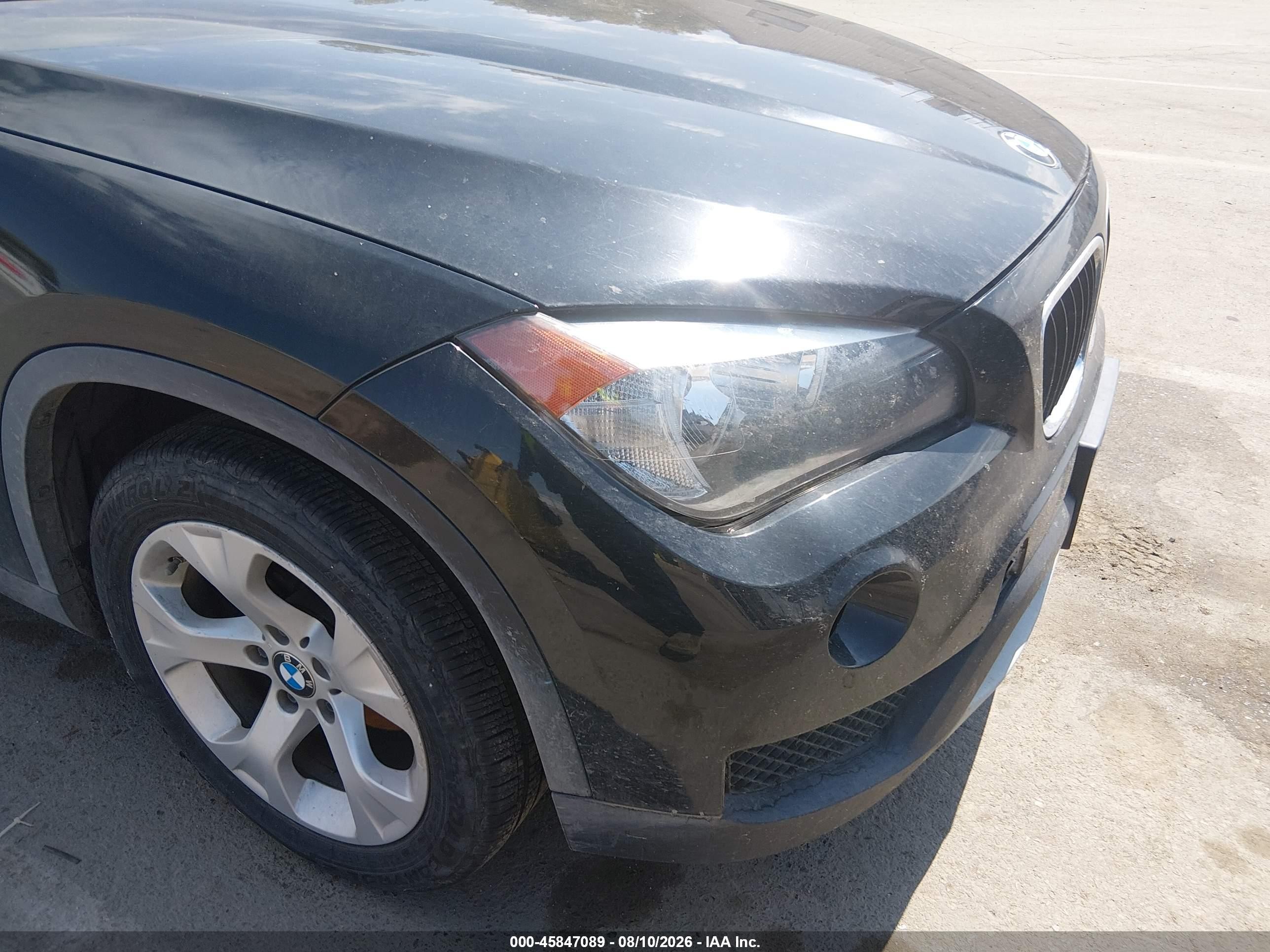 2014 Bmw X1 Sdrive28i Black vin: WBAVM1C55EVW47525