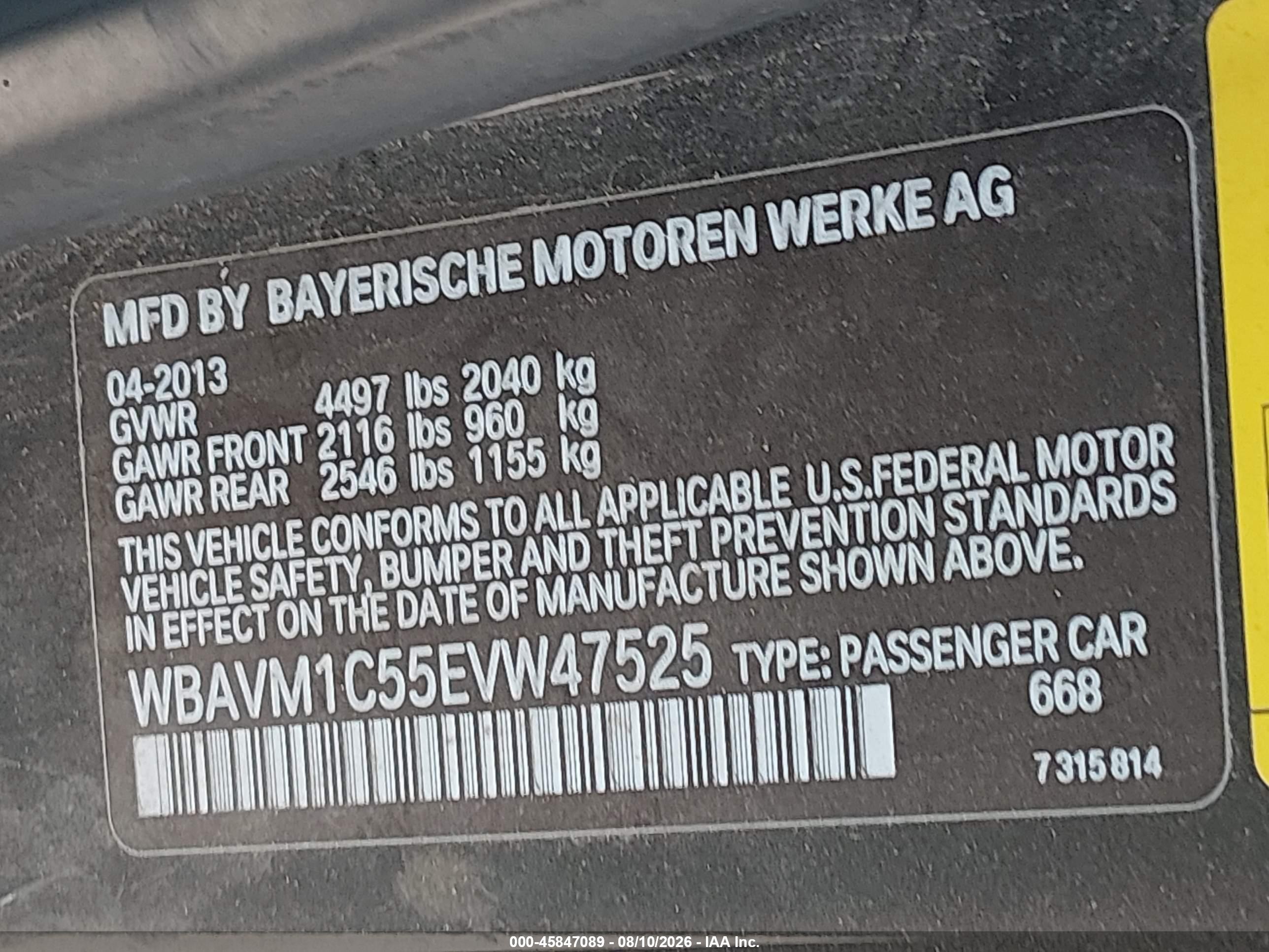 2014 Bmw X1 Sdrive28i Black vin: WBAVM1C55EVW47525