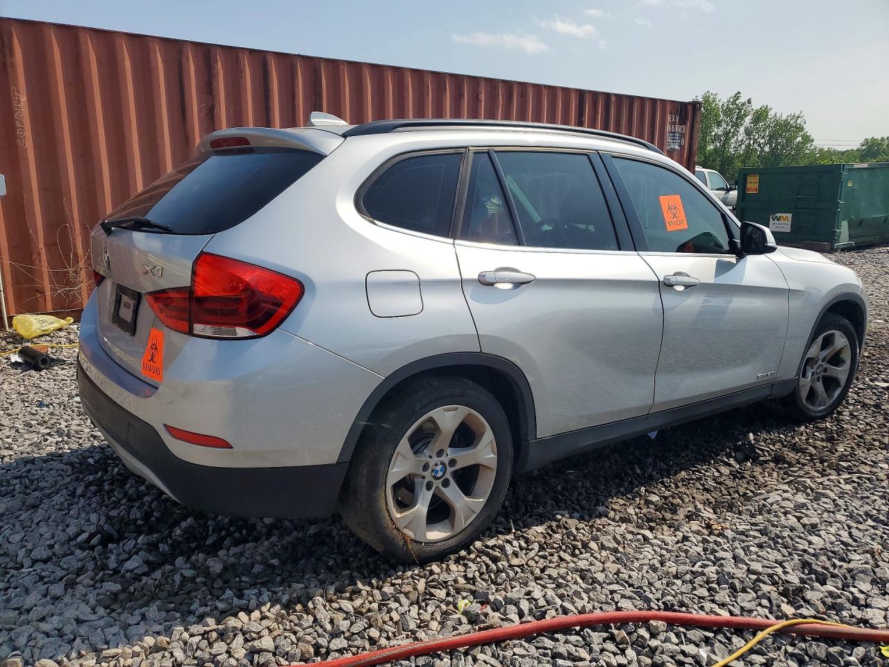 2015 Bmw X1 Sdrive28i Silver vin: WBAVM1C55FV318311