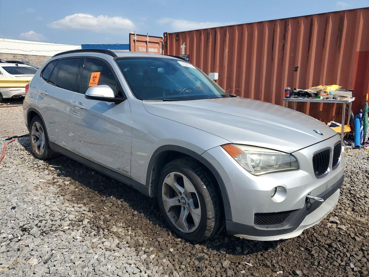 2015 Bmw X1 Sdrive28i Silver vin: WBAVM1C55FV318311