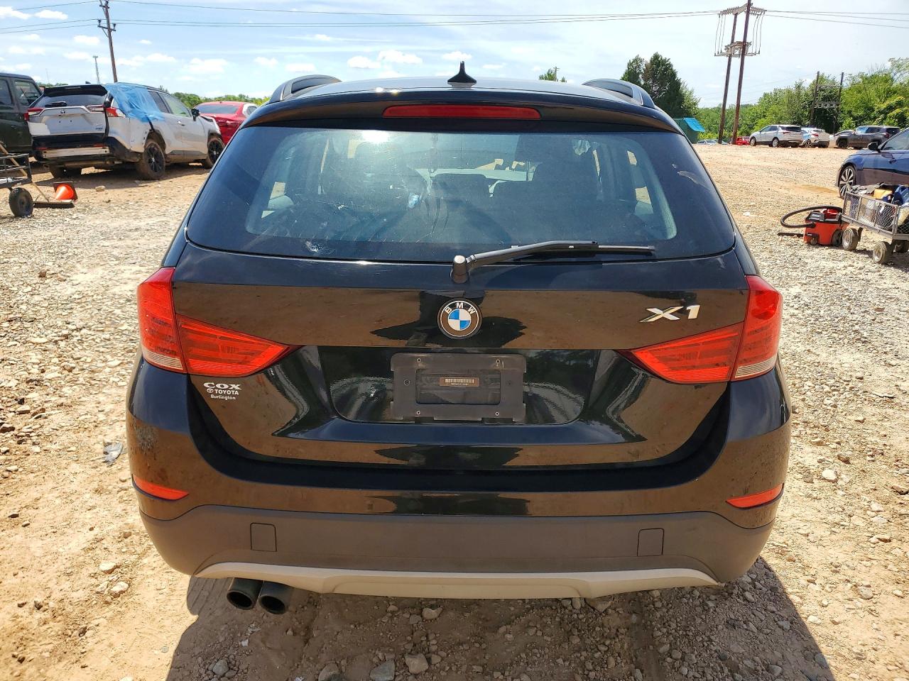 2015 Bmw X1 Sdrive28i Black vin: WBAVM1C55FV319457