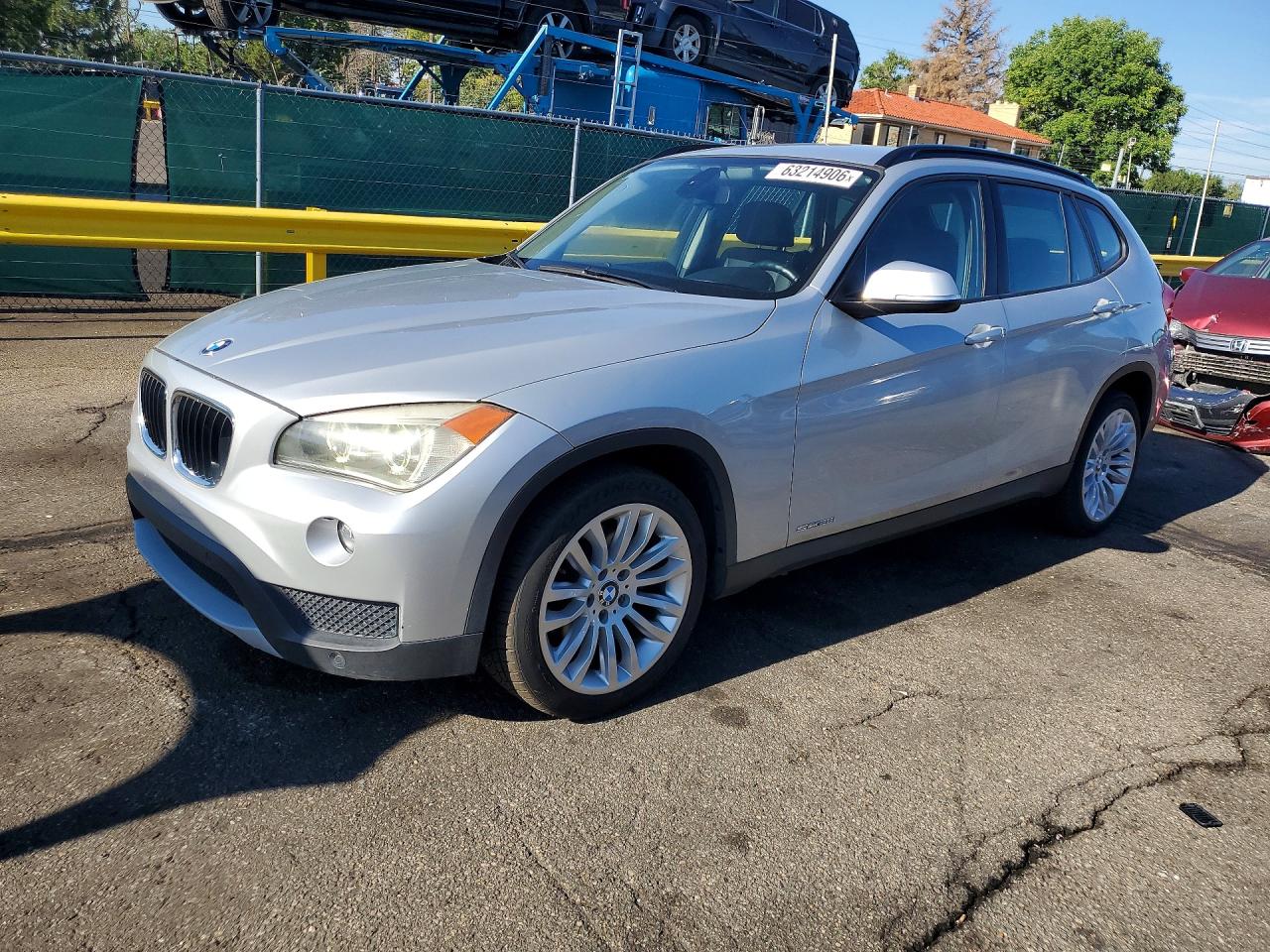 2014 Bmw X1 Sdrive28i Silver vin: WBAVM1C56EVW50790