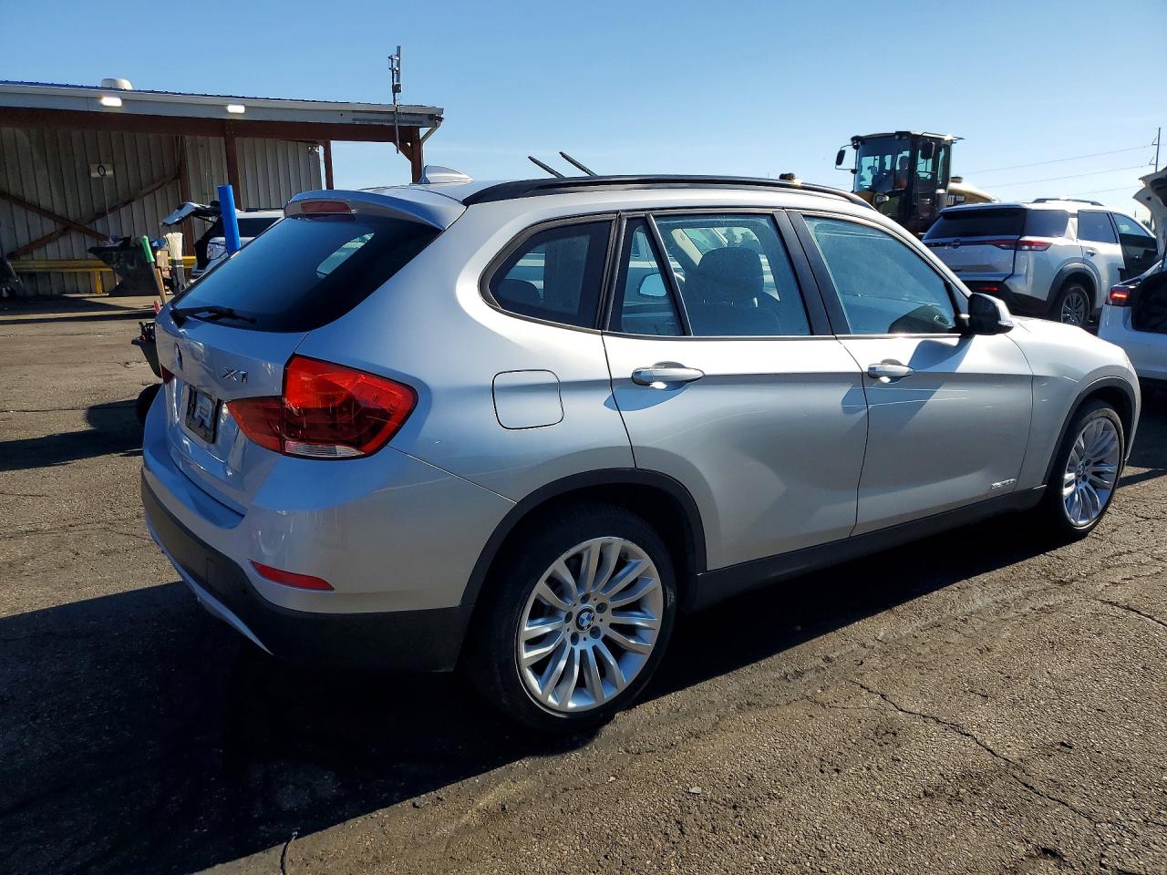 2014 Bmw X1 Sdrive28i Silver vin: WBAVM1C56EVW50790