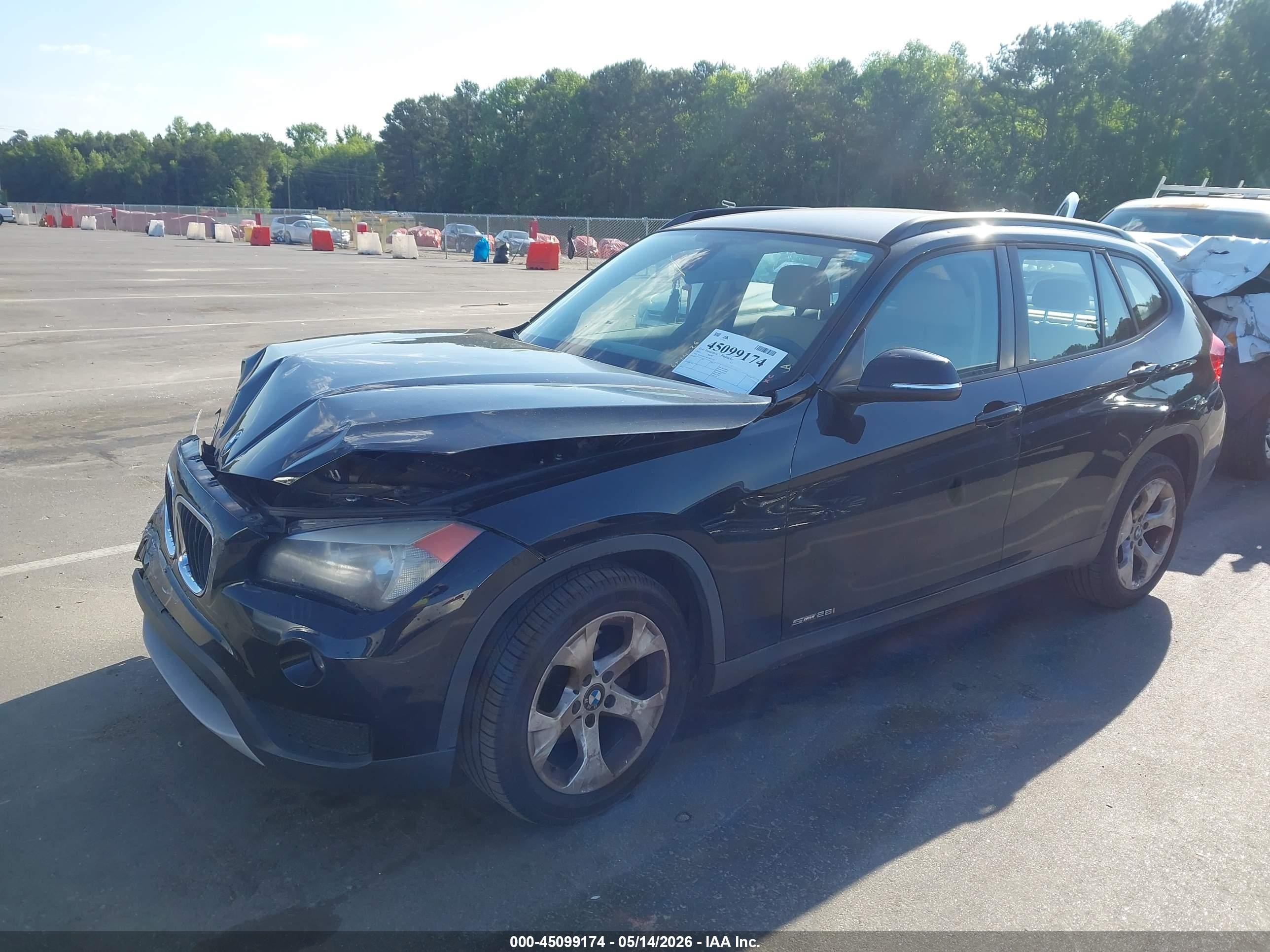 2014 Bmw X1 Sdrive28i Black vin: WBAVM1C56EVW51129