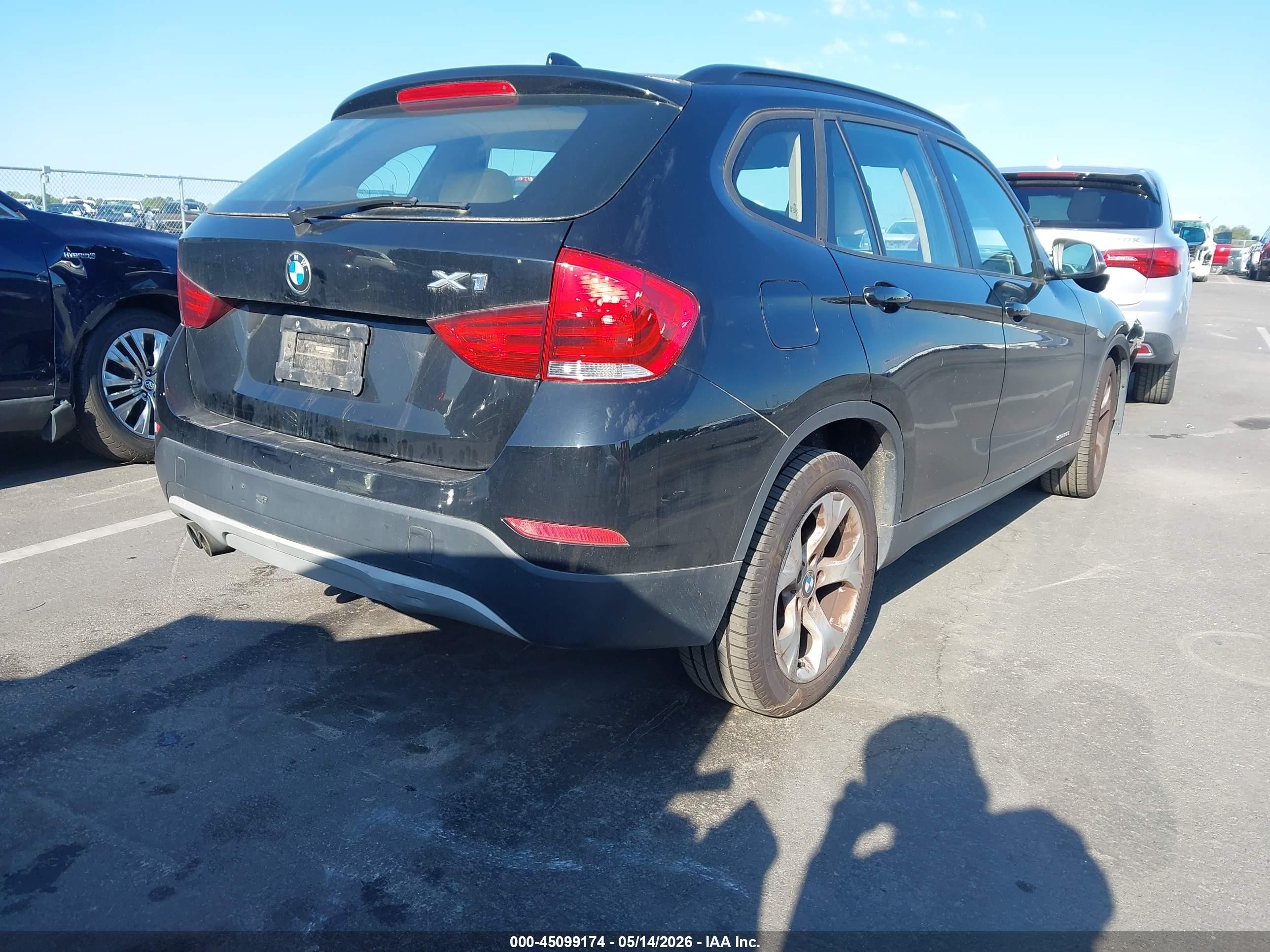 2014 Bmw X1 Sdrive28i Black vin: WBAVM1C56EVW51129