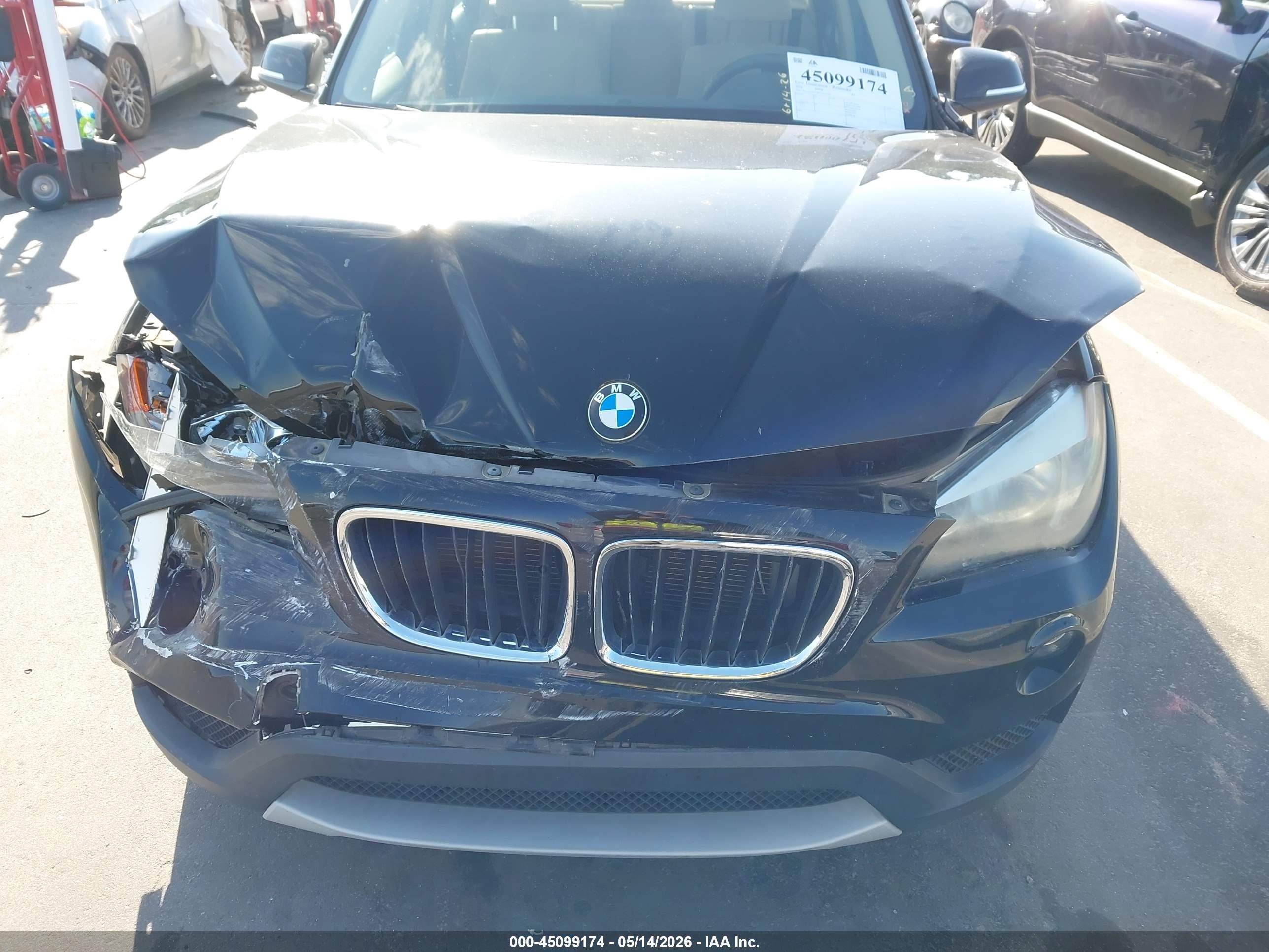 2014 Bmw X1 Sdrive28i Black vin: WBAVM1C56EVW51129